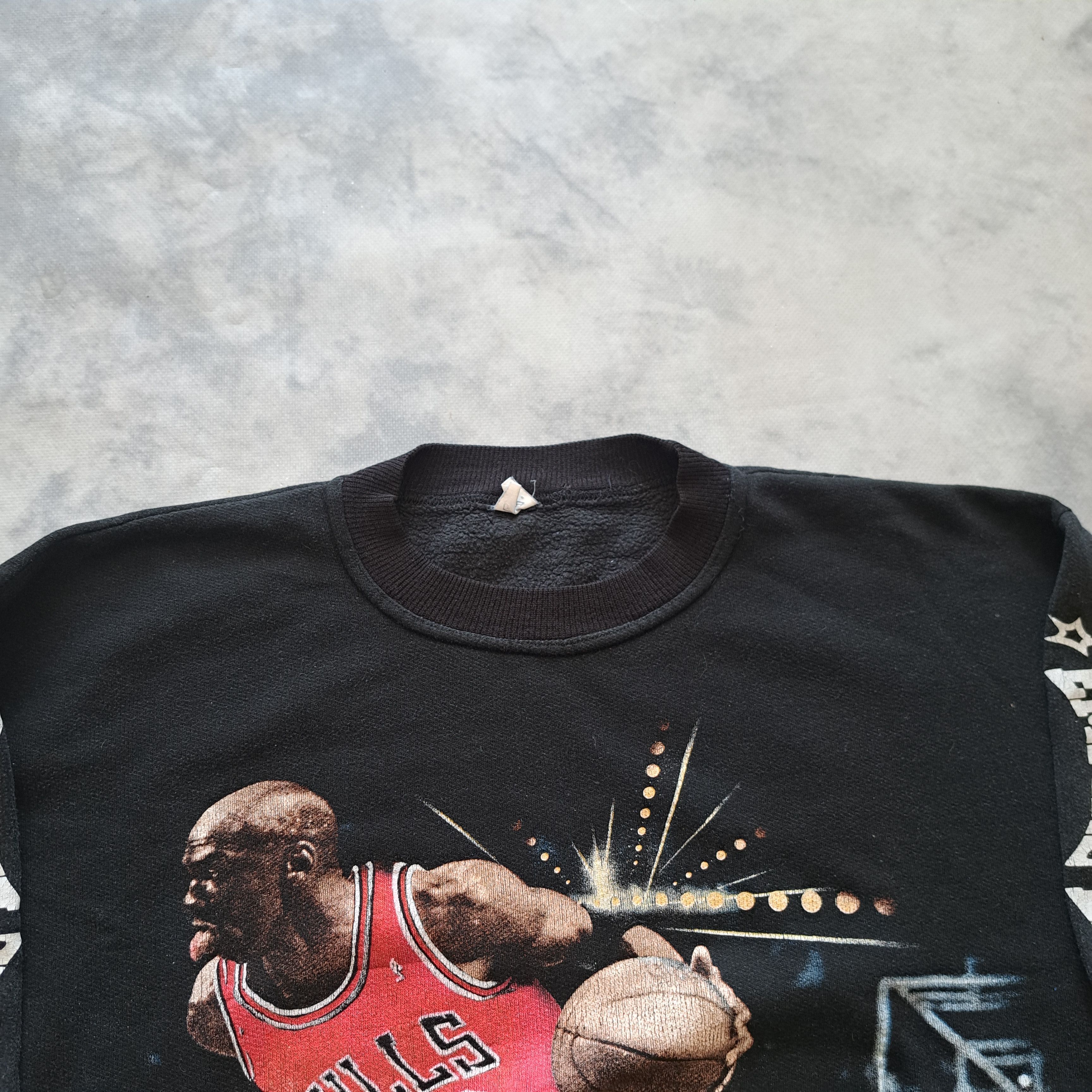Vintage Vintage 90s Michael Jordan Longsleeve Rap Tee Chicago Bulls Size US L / EU 52-54 / 3 - 4 Thumbnail