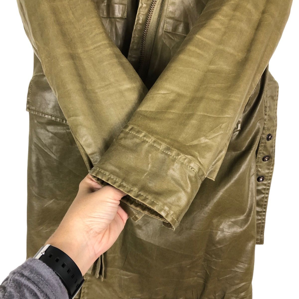 Diesel 🔥Vintage Biker Jacket Robed Diesel Mink Fur Hoodie Size US M / EU 48-50 / 2 - 16 Thumbnail