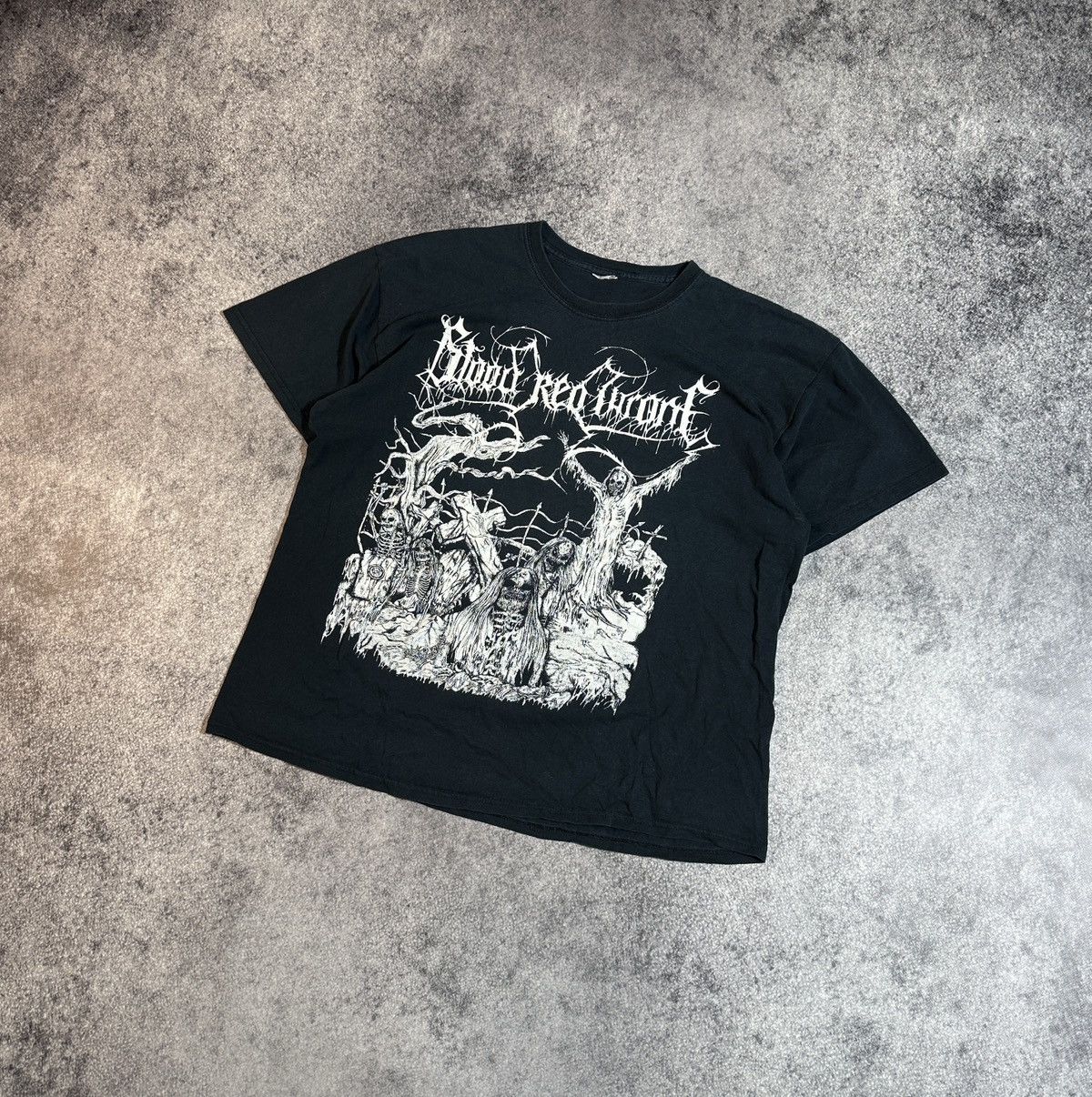 Band Tees Blood Red Throne Big logo T-shirt Bands Tees USA XL Vintage Size US XL / EU 56 / 4 - 1 Thumbnail