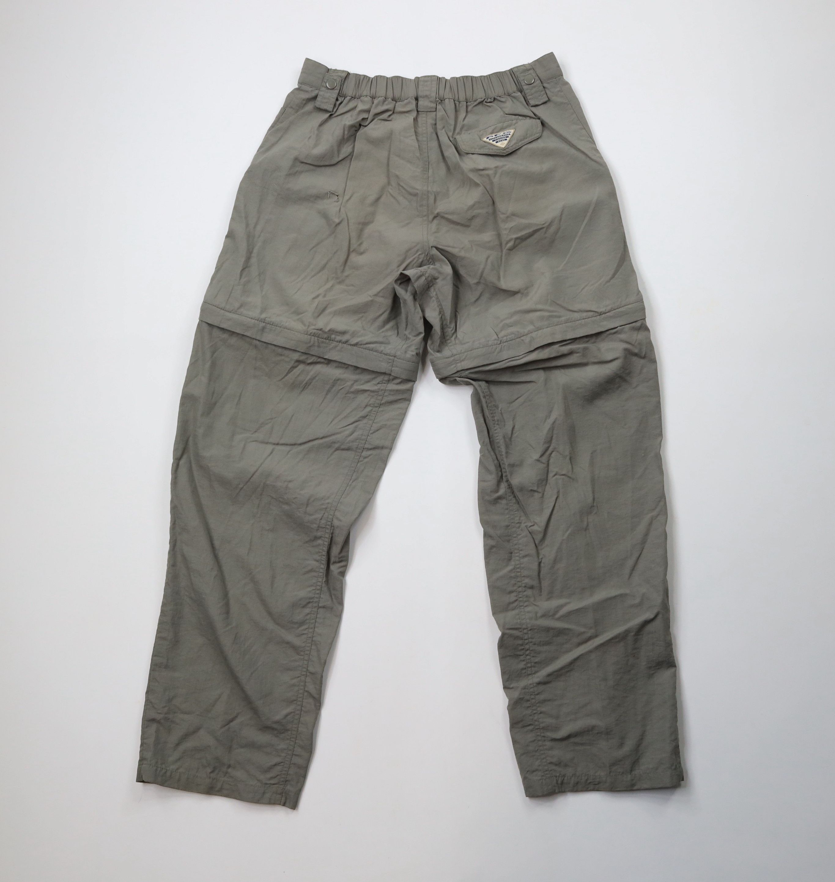 Columbia × Vintage Vintage 90s Columbia Wide Leg Convertible Cargo Pants Shorts Size 32" / US 10 / IT 46 - 8 Thumbnail