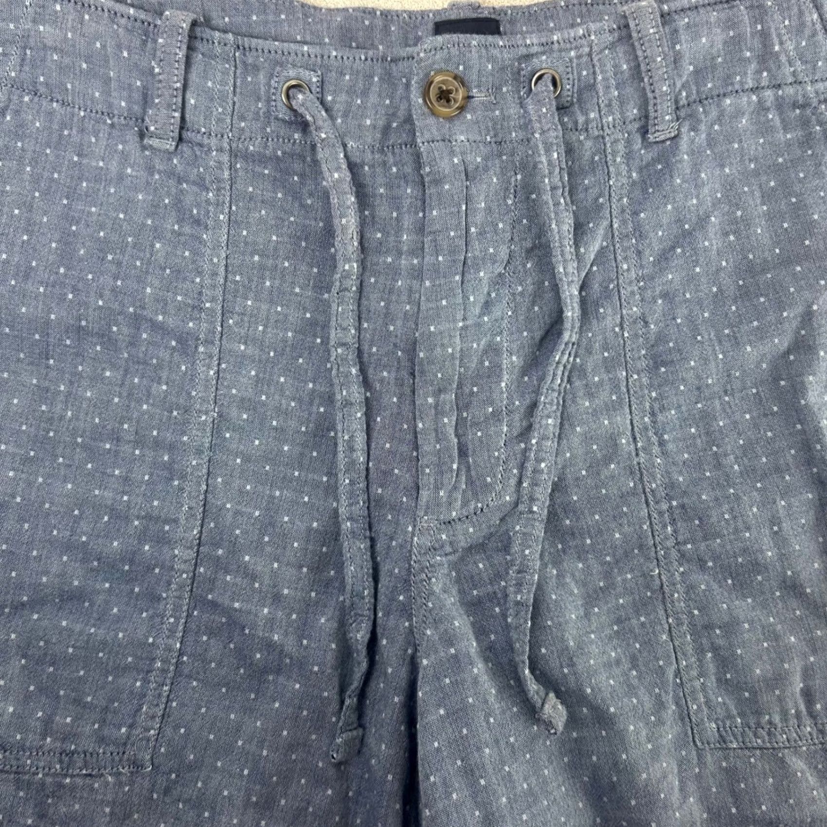 Gap Gap Fatigue Dot Shorts Mens 36 Blue Polka Dot Cotton Drawstring 960008-00 Size US 36 / EU 52 - 2 Thumbnail