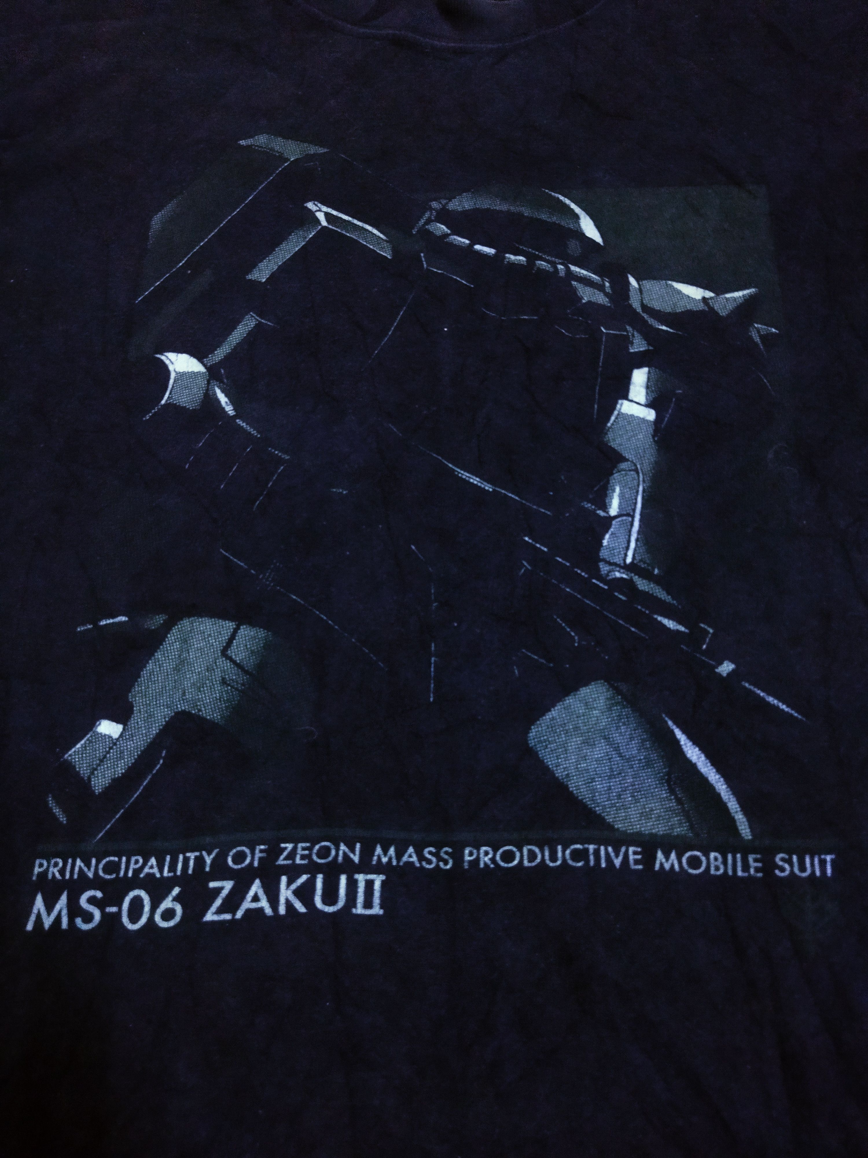Anime Gundam MS 06 Zaku Tee Size US XL / EU 56 / 4 - 2 Thumbnail
