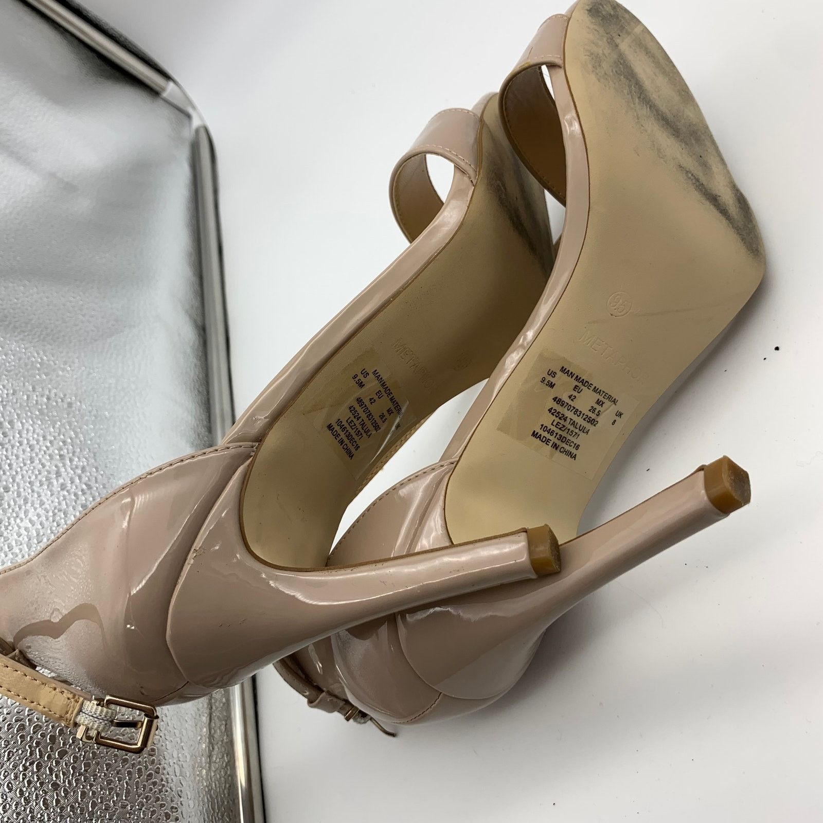 Other Metaphor Women's Shoes Beige Heel Size 9.5M Size US 9.5 / IT 39.5 - 4 Thumbnail