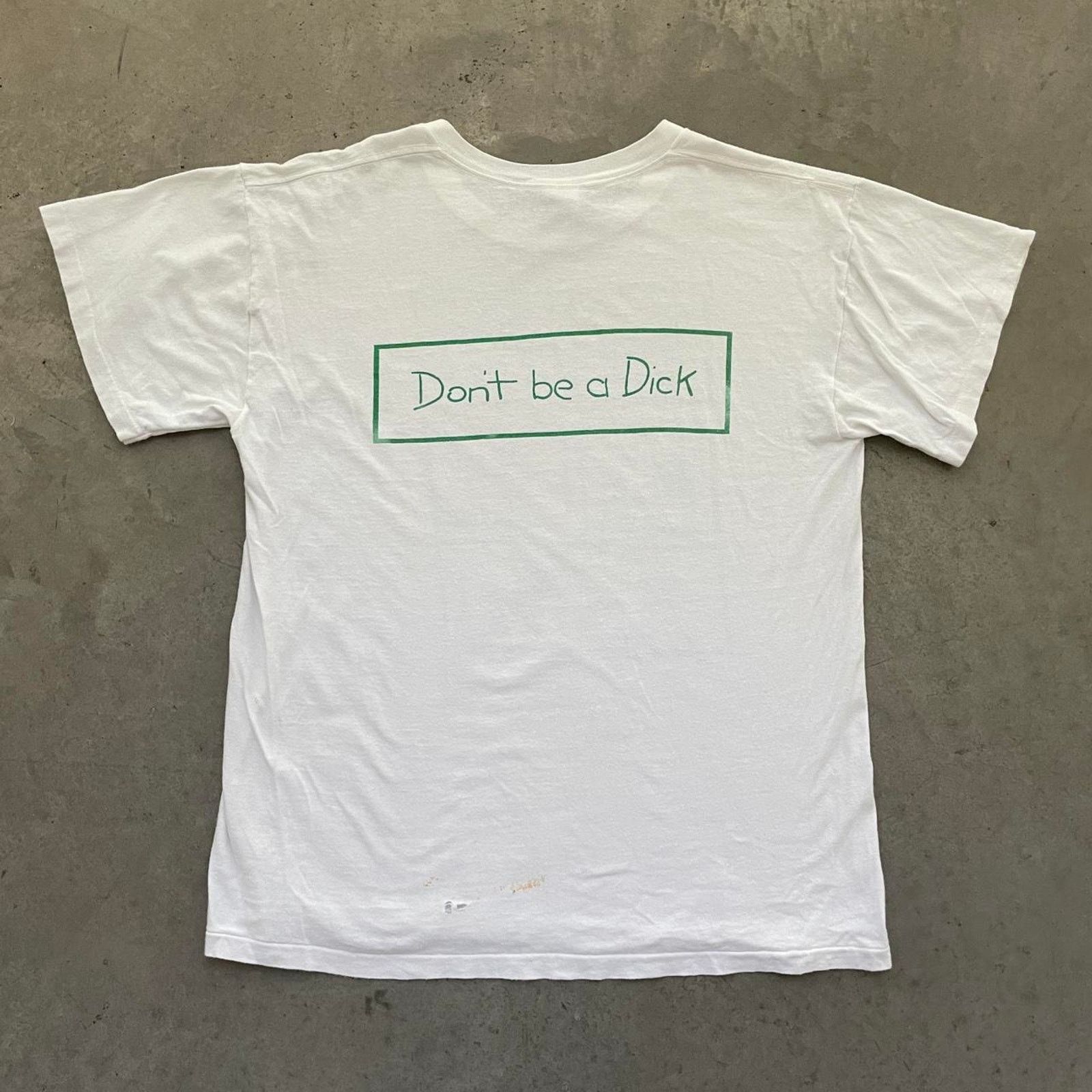 Vintage Vintage “Don’t be a Dick” Graphic T-shirt Size US L / EU 52-54 / 3 - 2 Thumbnail