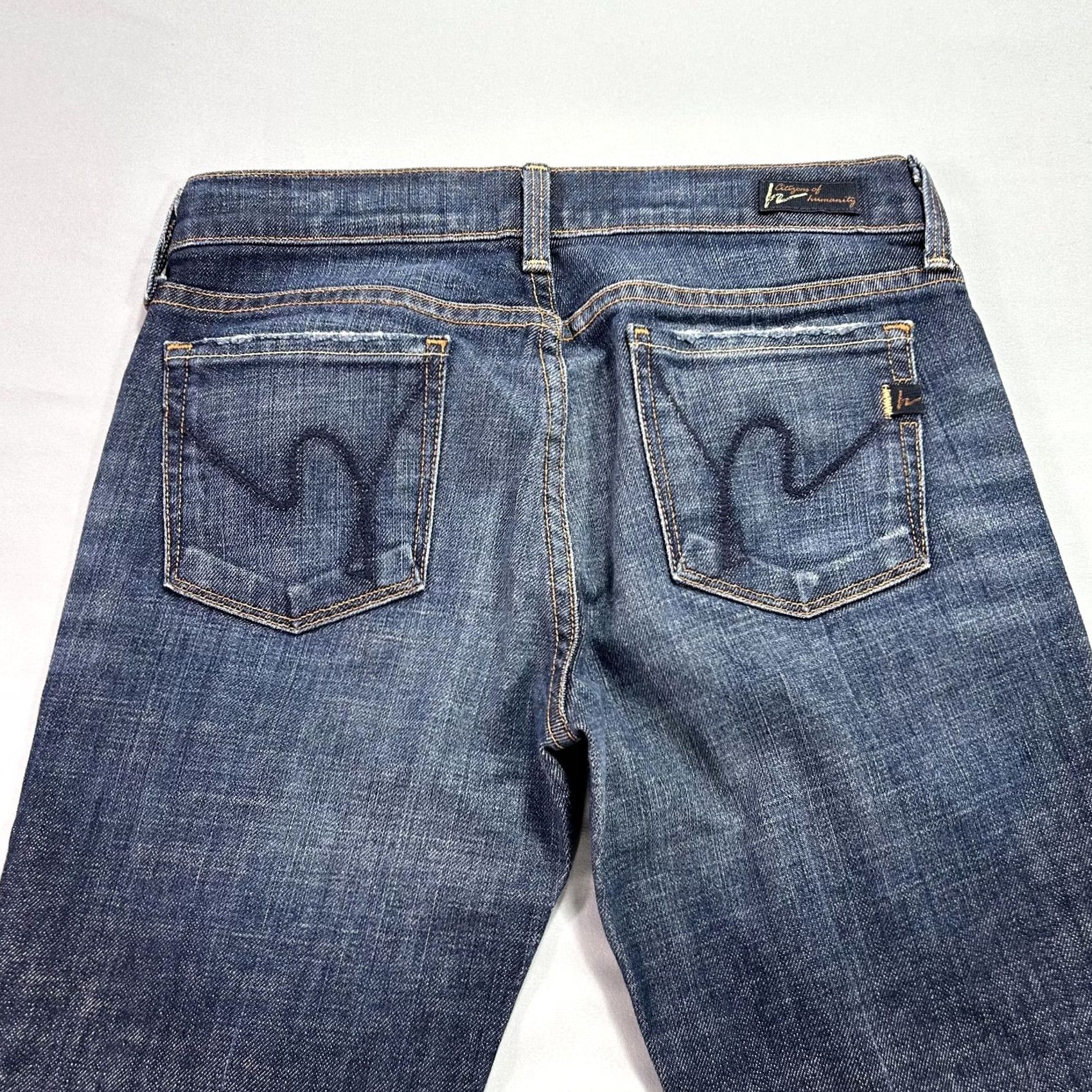 Citizens Of Humanity VINTAGE? No. Citizens of Humanity Jeans Womens 25 Kelly 063 Low Waist Cropped Stretch Denim Blue Size 42" / US 20 - 4 Thumbnail