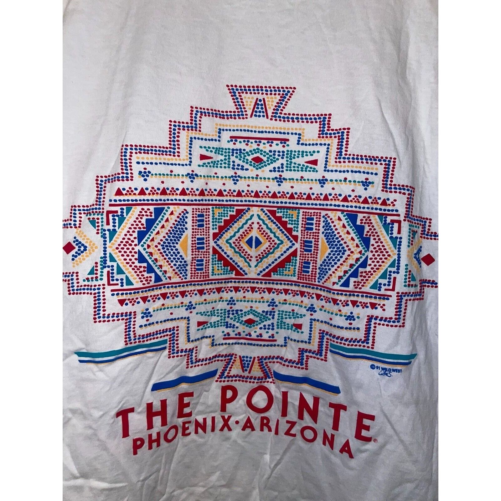 Jerzees × Vintage Vintage Test Print The Pointe Arizona Lake Tahoe White M Tee Size US M / EU 48-50 / 2 - 2 Thumbnail