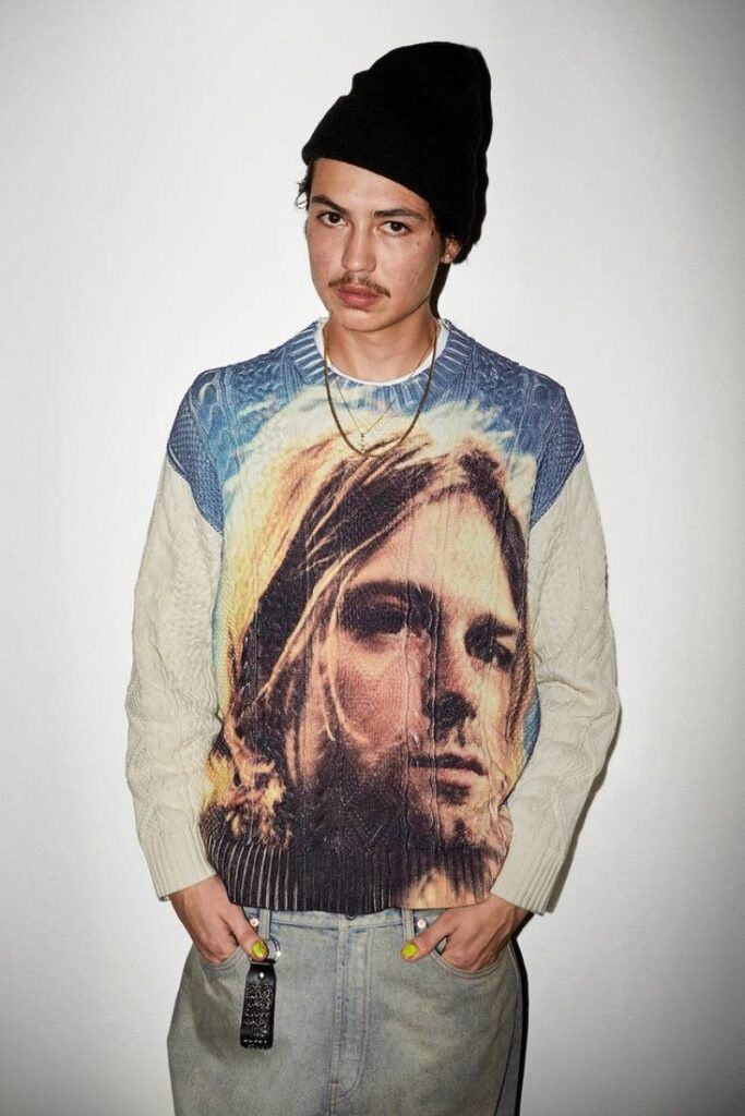 Supreme Supreme Kurt Cobain Knit Sweater Size US M / EU 48-50 / 2 - 1 Thumbnail