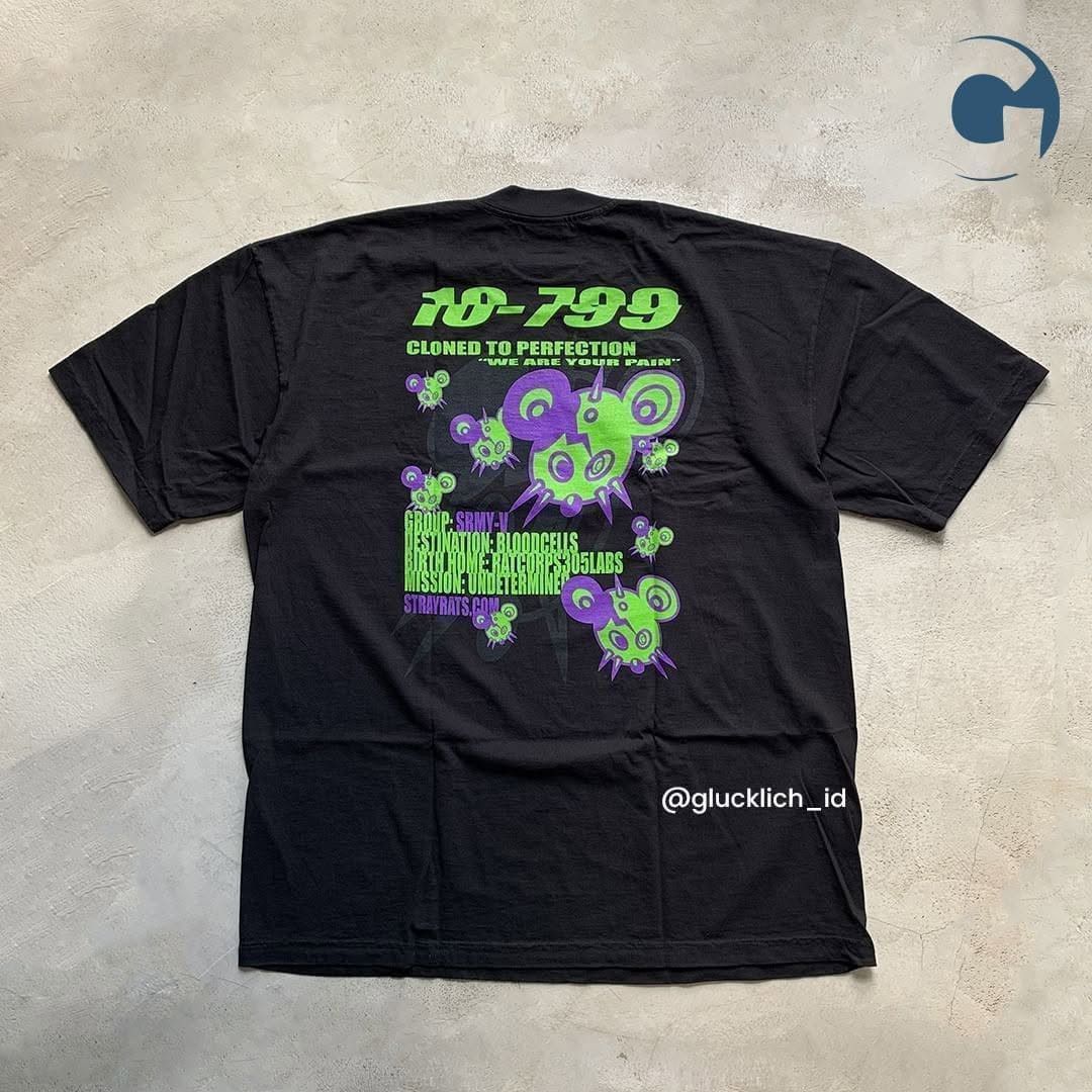 Stray Rats Stray Rats, Psyko Maniac Tee in Black Size US XL / EU 56 / 4 - 4 Thumbnail