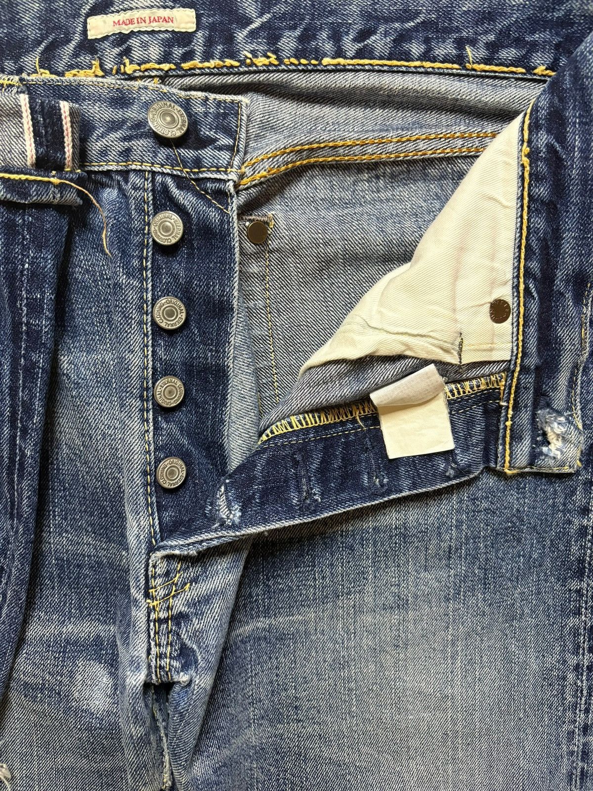 Eternal Vintage Eternal Japanese Selvedge Bartacks Loose Jeans Size US 31 - 4 Thumbnail