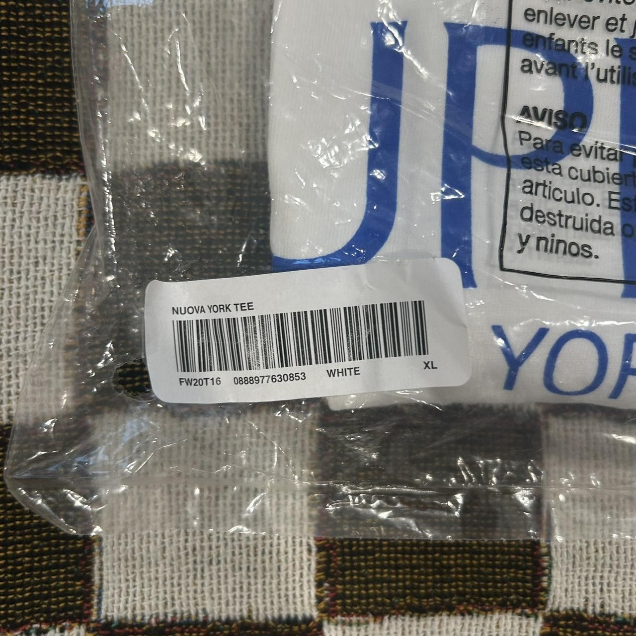 Supreme Supreme Nuova York Tee BRAND NEW SEALED White FW20 Size US XL / EU 56 / 4 - 3 Thumbnail