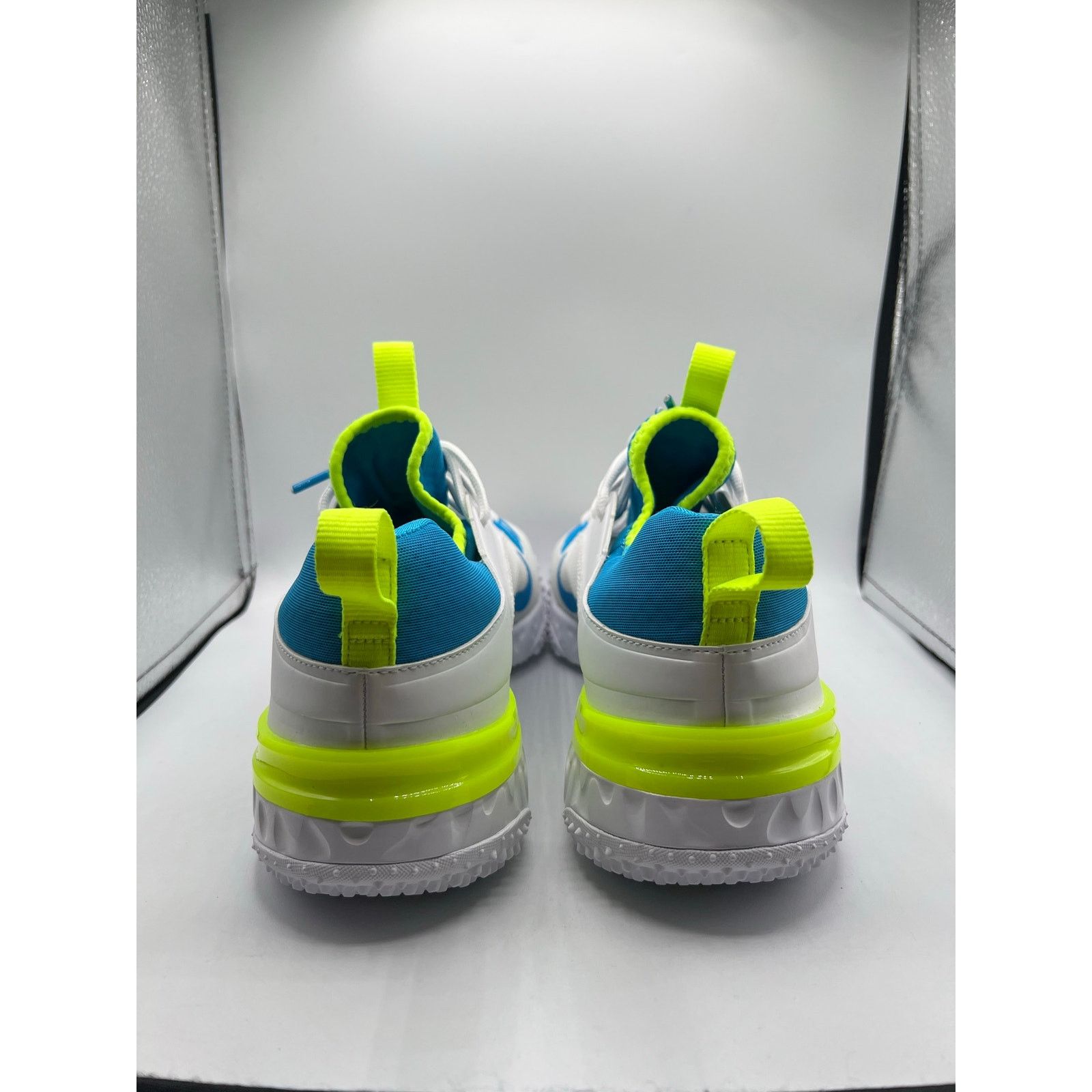 Nike Nike Huarache 9 Elite TF LAX SE “White Volt Vivid Blue” Size US 11.5 / EU 44-45 - 4 Thumbnail