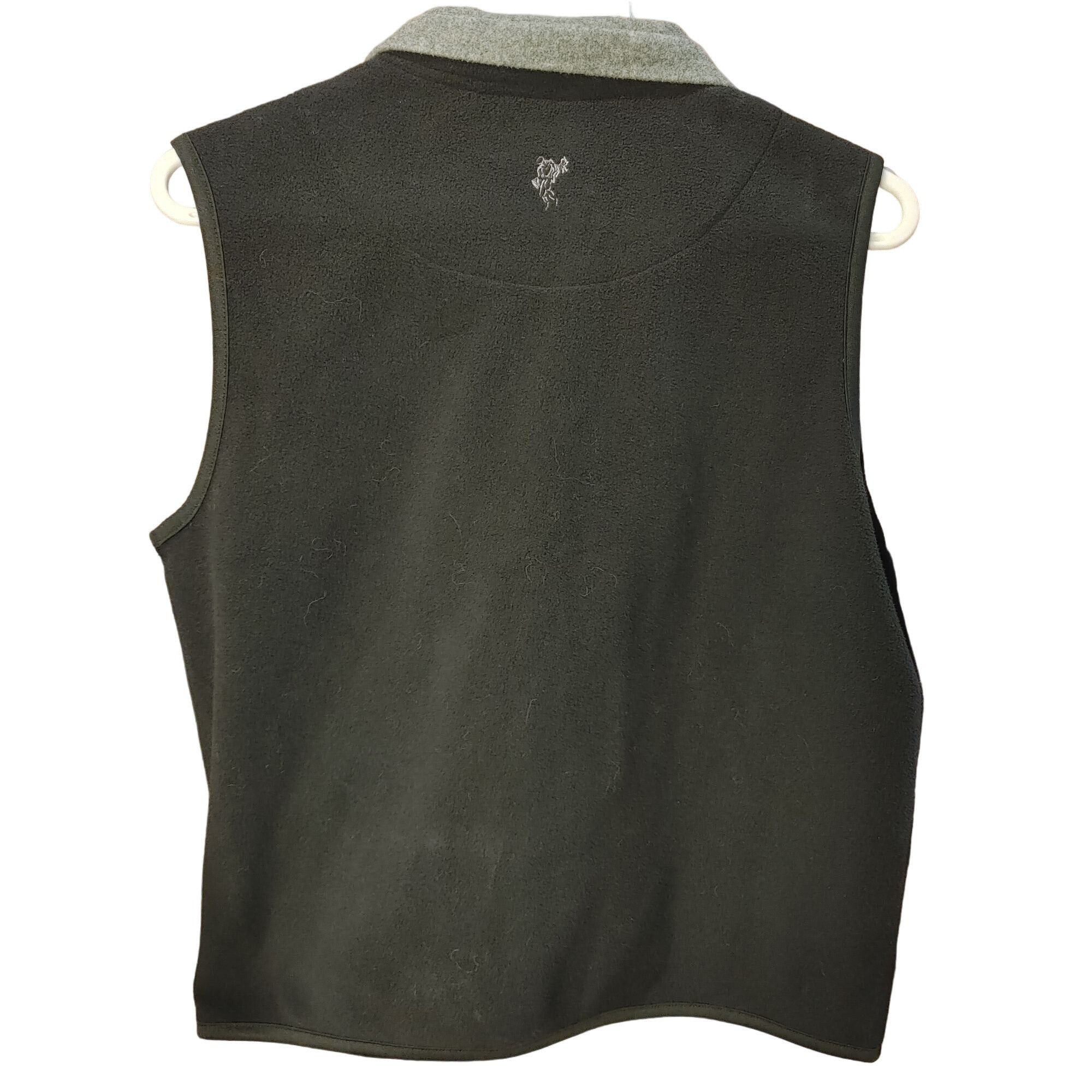 Ashworth Ashworth Men's Black/Gray Fleece Insulated Sleeveless Vest Size US S / EU 44-46 / 1 - 2 Thumbnail