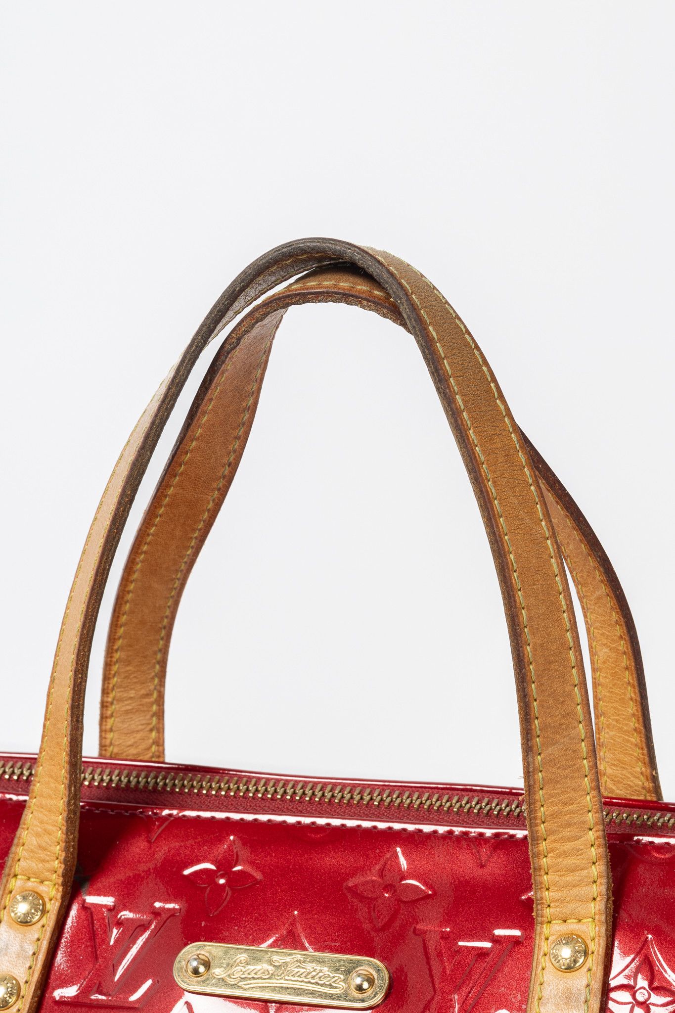 Louis Vuitton Louis Vuitton Bellevue PM Pomme D'Amour Monogram Vernis Tote Size ONE SIZE - 6 Thumbnail