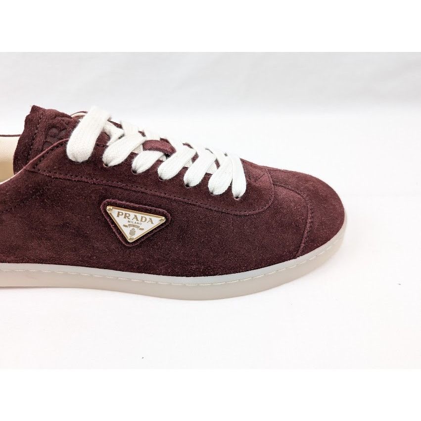 Prada o1rshd1 Low-Top Sneakers in Bordeaux Size US 9.5 / EU 42-43 - 3 Thumbnail