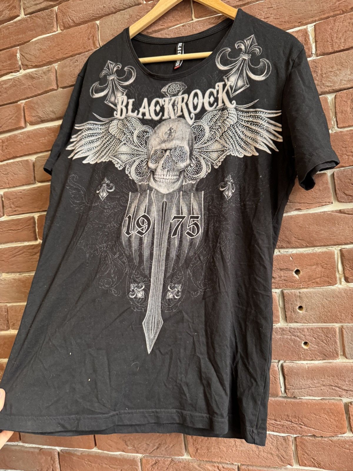 Affliction Vintage Y2K Skull AOP like ed hardy Tshirt hype drip 00s Size US M / EU 48-50 / 2 - 5 Thumbnail