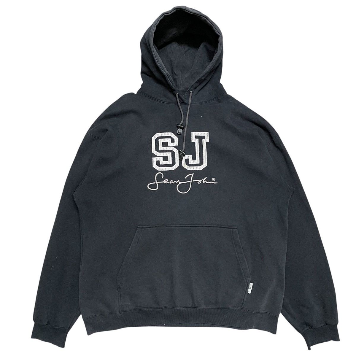 Sean John × Vintage Vintage Sean John Distressed Pullover Hoodie Size US XXL / EU 58 / 5 - 1 Thumbnail