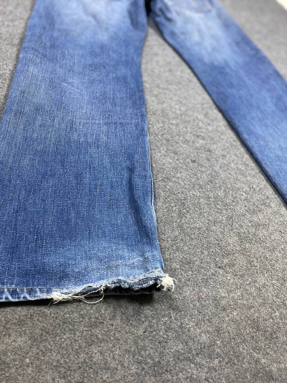 Edwin vintage edwin 505x selvedge distressed denim nice design Size US 33 - 7 Thumbnail