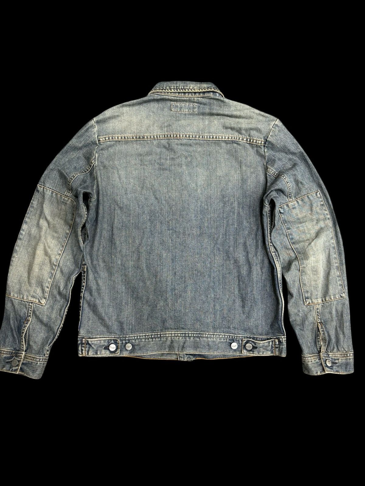 FCUK 💥Vintage💥FCUK Double Elbow Trucker Denim Jacket F496 Size US M / EU 48-50 / 2 - 2 Thumbnail