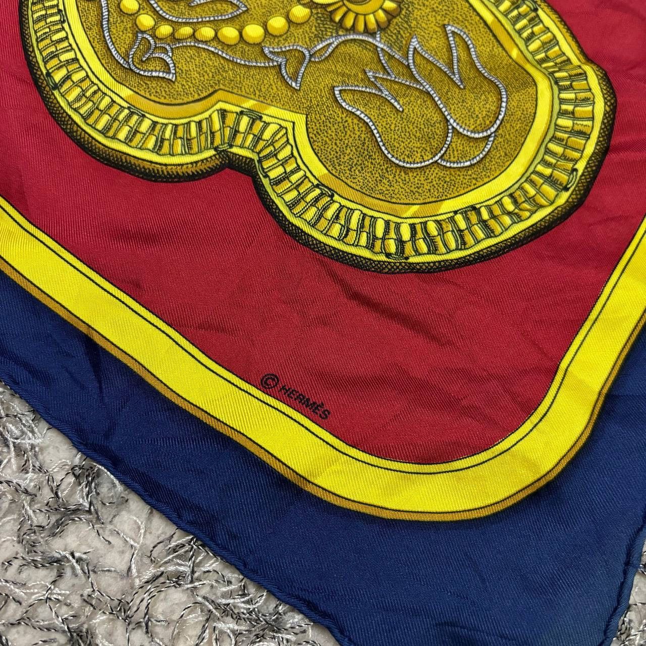Hermes Hermes Grand Apparat Silk Scarf 90 Jacques Eudel Vintage Size ONE SIZE - 6 Thumbnail