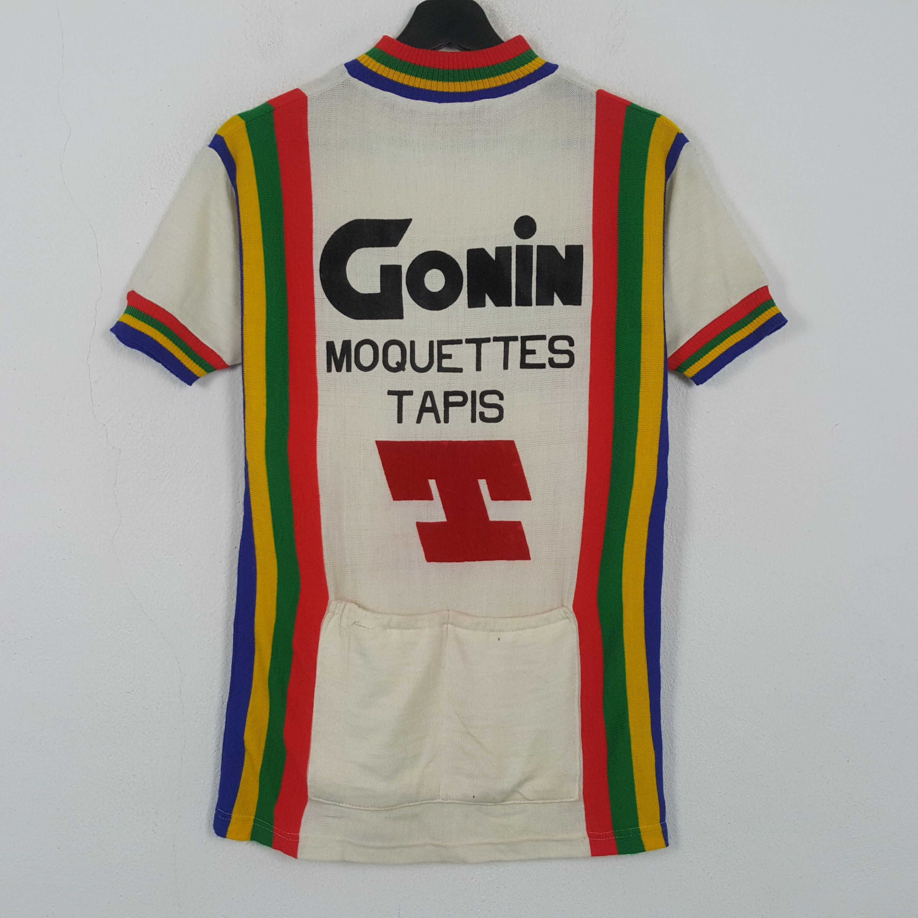Vintage Gonin Moquettes Tapis T Cycling Jersey RR6 Size US XS / EU 42 / 0 - 3 Thumbnail