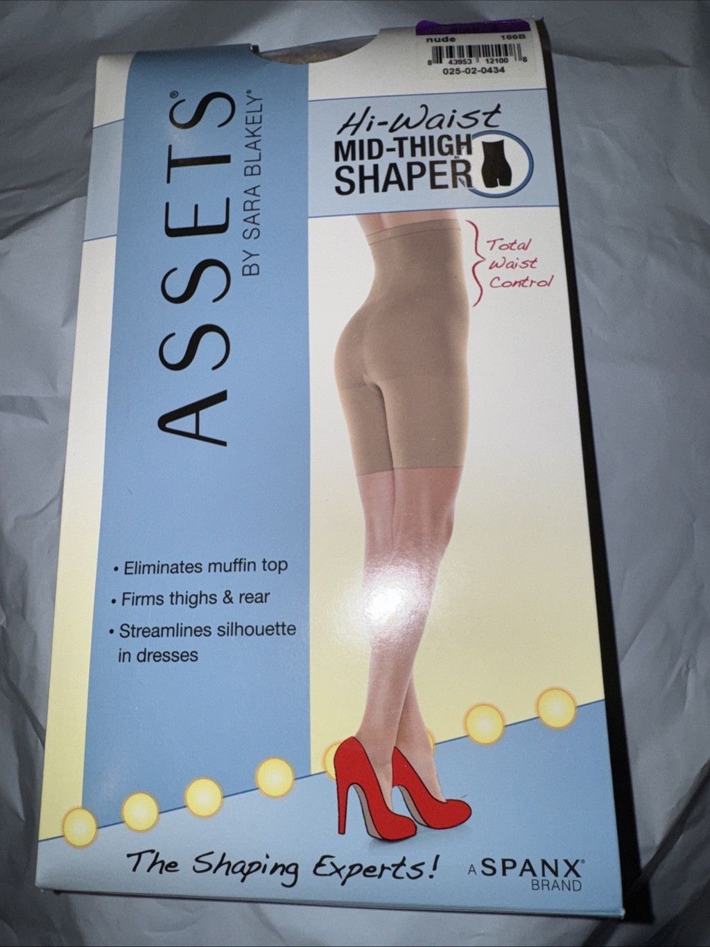 Spanx Assets by Sarah Blakely Size 5 Hi-Waist Mid-Thigh Nude Shape Size ONE SIZE - 1 Thumbnail