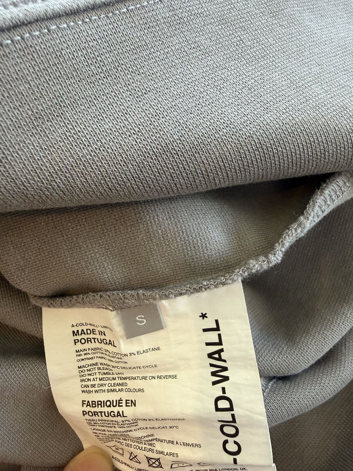 A-COLD-WALL* A Cold Wall Crewneck Sweater Grey Small Size US S / EU 44-46 / 1 - 3 Thumbnail