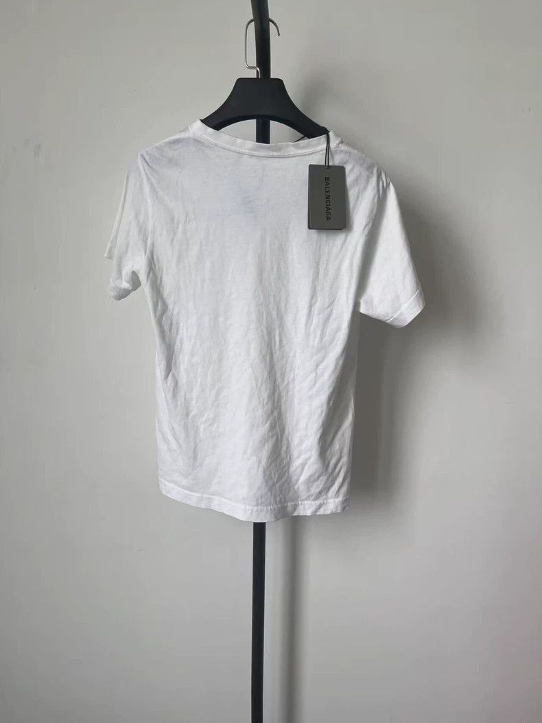 Balenciaga Balenciaga Logo printed pullover short sleeve Size L / US 10 / IT 46 - 2 Thumbnail