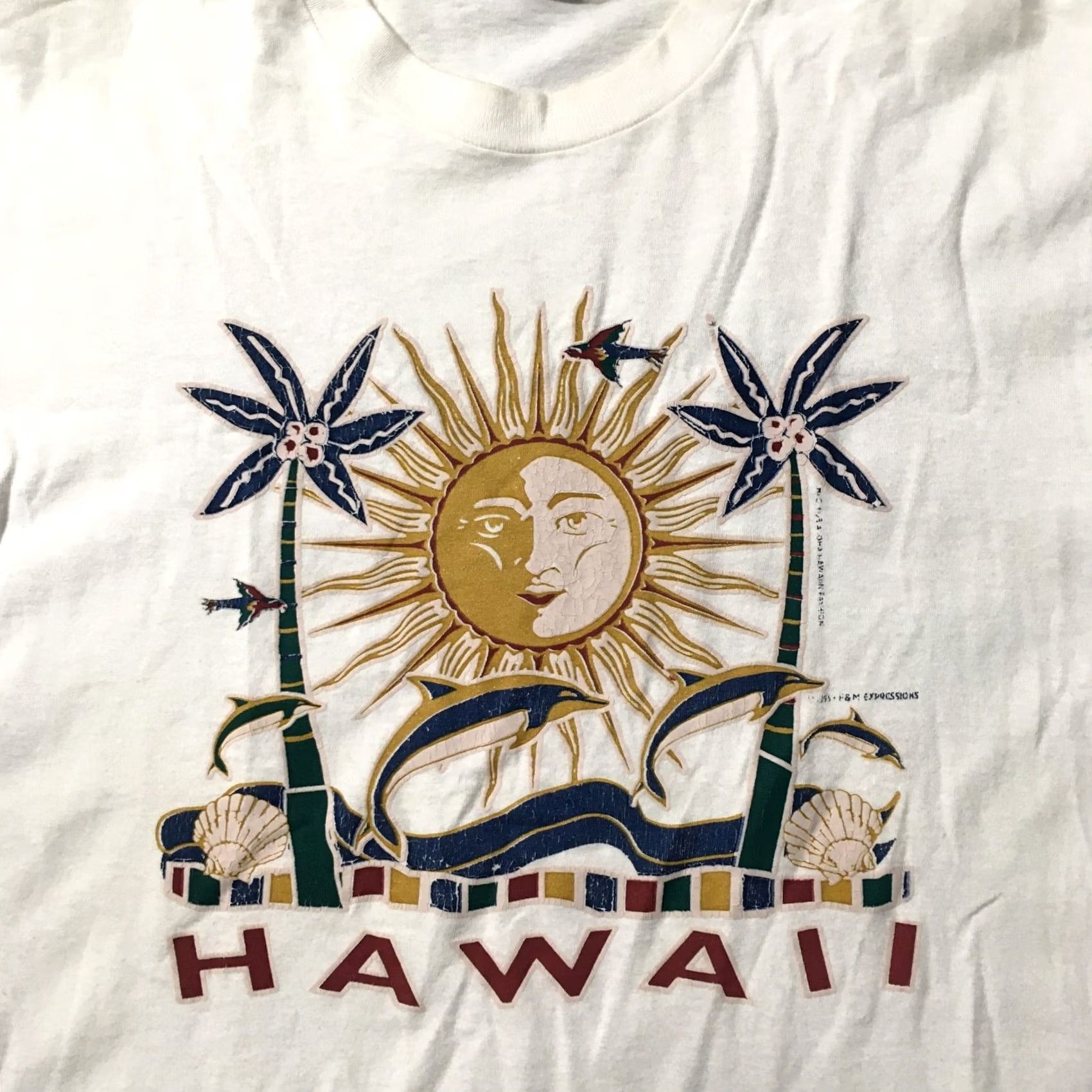 Delta VTG delta HAWAII SINGLE STITCH T SHIRT M medium cotton graphic Size US M / EU 48-50 / 2 - 2 Thumbnail