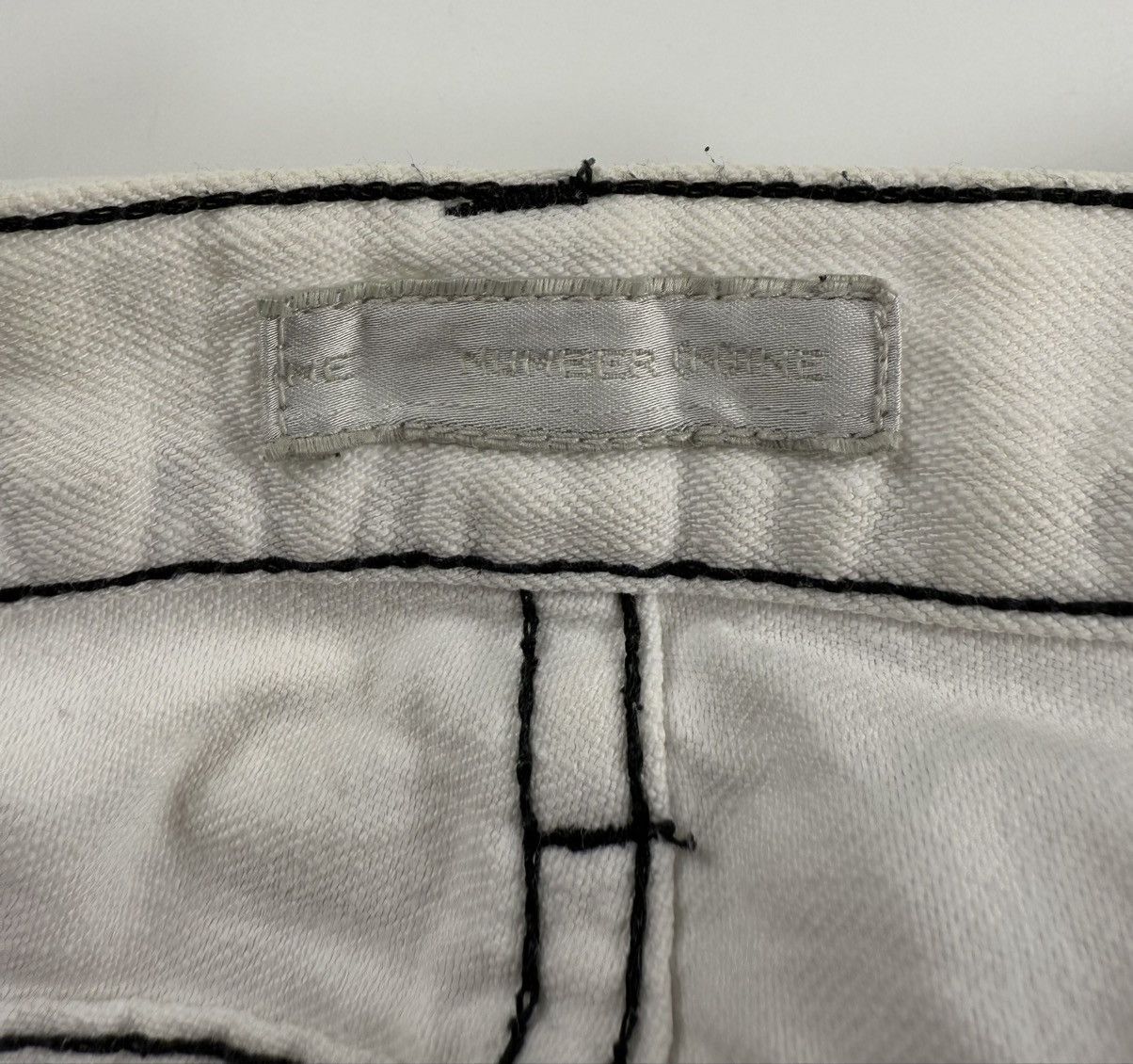 Number (N)ine Number (N)ine S/S’02 The Modern Age Patch Denim Jeans Size US 30 / EU 46 - 10 Thumbnail