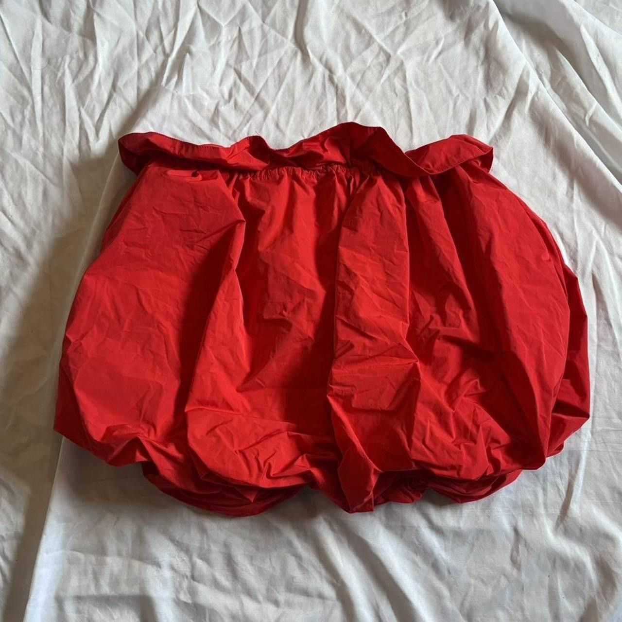 H&M H&M Drawstring Balloon Bubble Mini Skirt Size 30" / US 8 / IT 44 - 6 Thumbnail