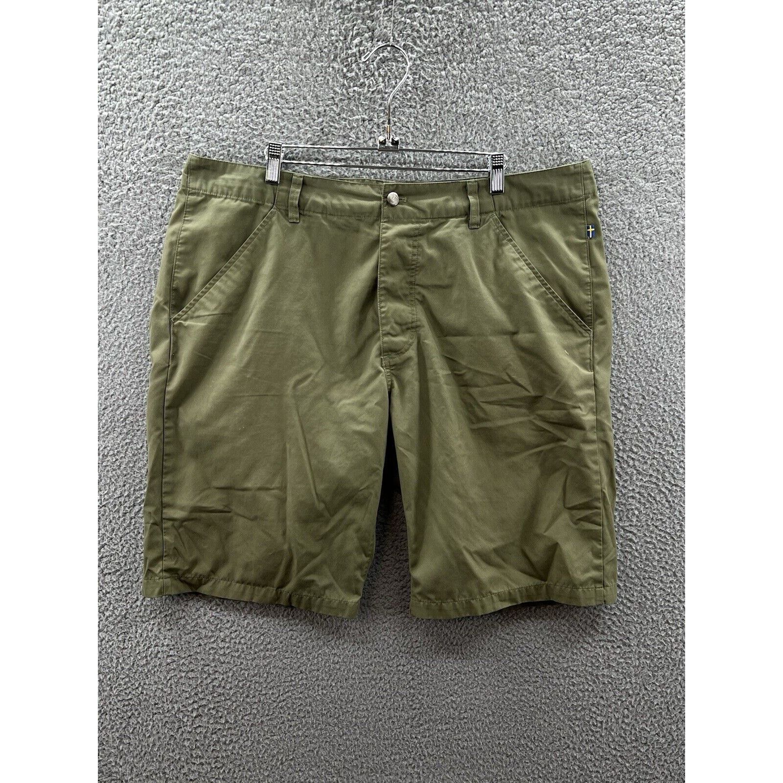 Fjallraven Fjallraven Kiruna Shorts Regular Olive Green Shorts 38”-39” Size US 38 / EU 54 - 1 Thumbnail