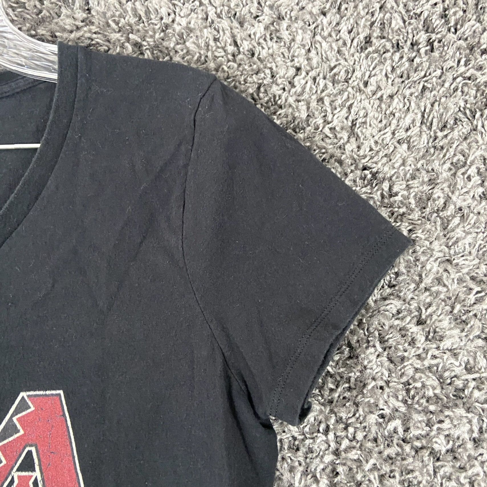 Hanes VINTAGE Hanes Nano Diamondbacks Baseball T-Shirt Women Small Black Female S Size S / US 4 / IT 40 - 4 Thumbnail