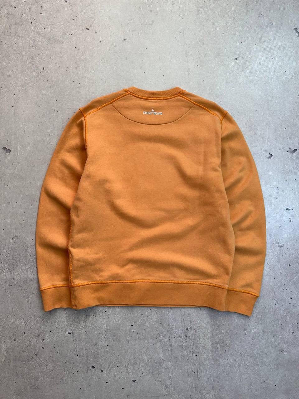 Stone Island Stone Island Compass Logo Sweatshirt Orange Crewneck Size M Size US M / EU 48-50 / 2 - 13 Thumbnail