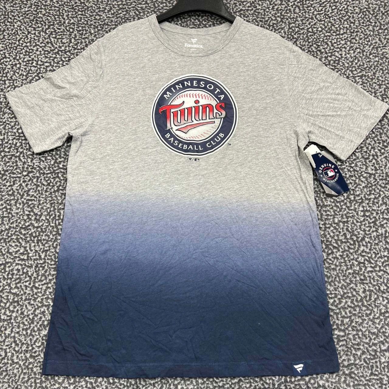 Other Minnesota Twins Shirt Men Gray Blue Short Sleeve Crew Neck L Size US L / EU 52-54 / 3 - 1 Thumbnail