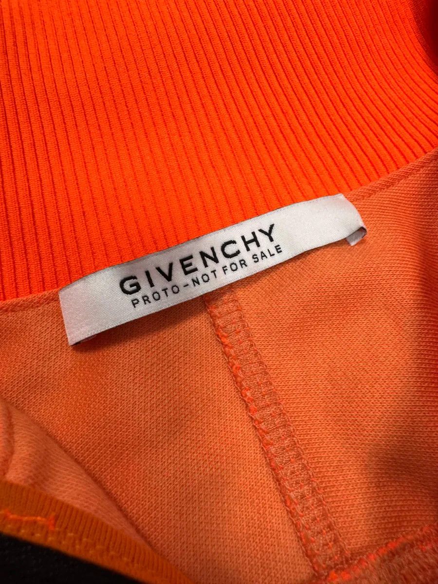 Designer × Givenchy × Vintage Givenchy Sample Orange Technical Sweater Size US XL / EU 56 / 4 - 4 Thumbnail