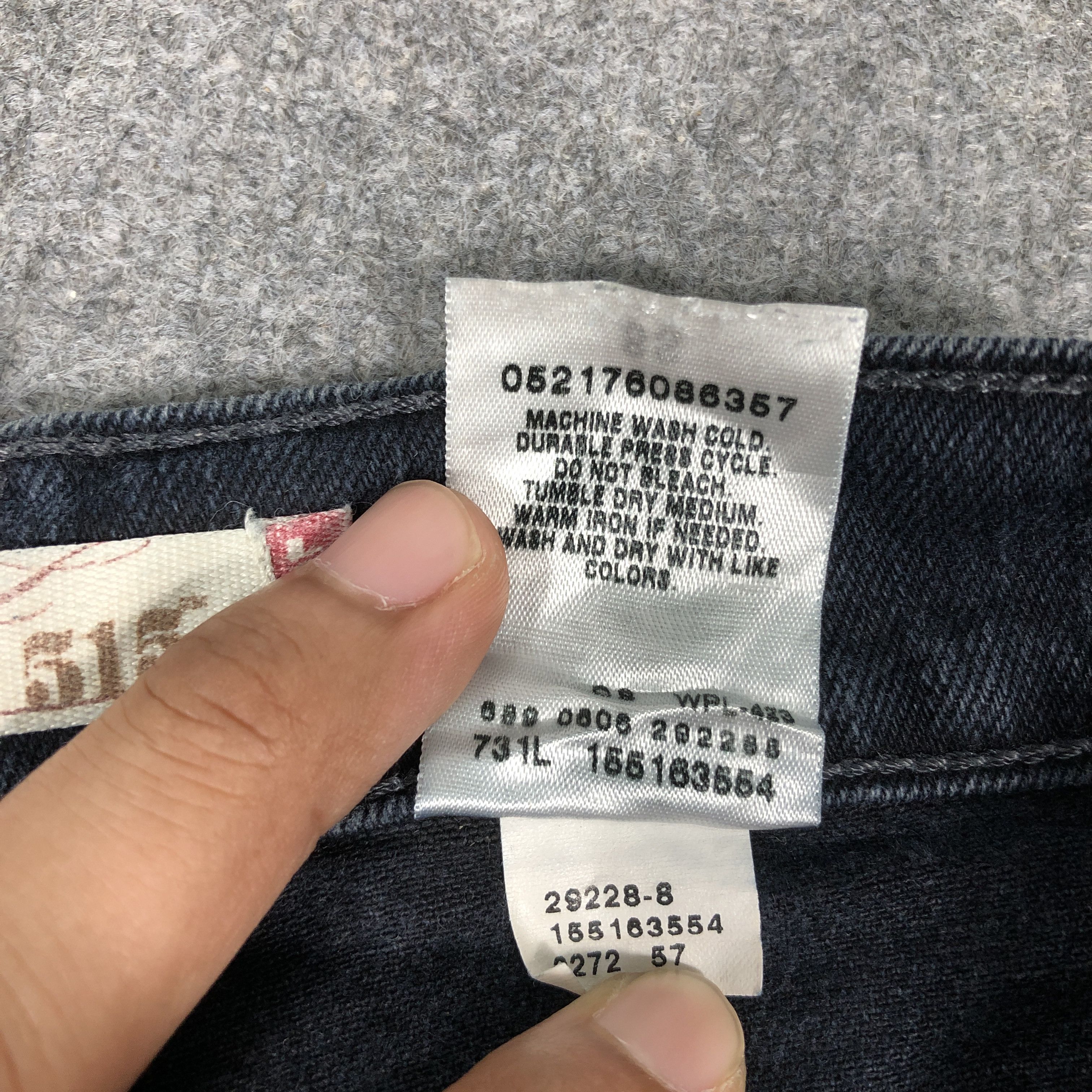 Levi's × Vintage Womens Vintage Levis 515 Jeans Flare Boot Cut L1092W Size 31" - 11 Thumbnail