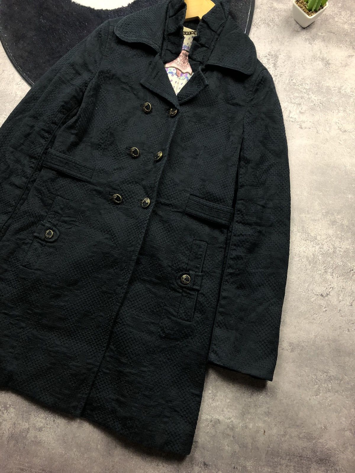 Juicy Couture JUICY COUTURE Vintage Minimalistic Cotton Coat Streetwear Size M / US 6-8 / IT 42-44 - 2 Thumbnail
