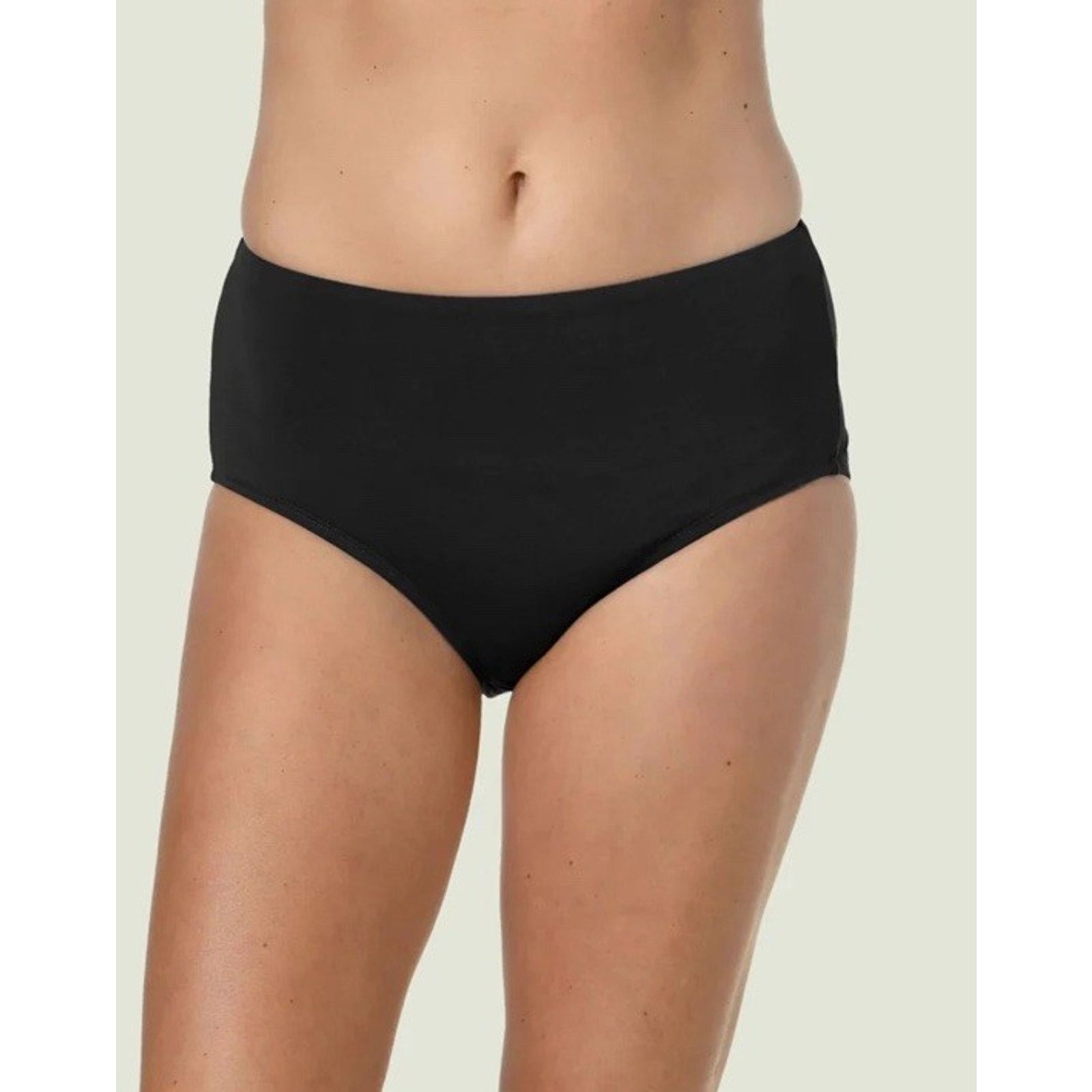 Jantzen Jantzen | Black Comfort Core Swim Brief Bottom Size 12 (XL) Size XL / US 12-14 / IT 48-50 - 1 Thumbnail