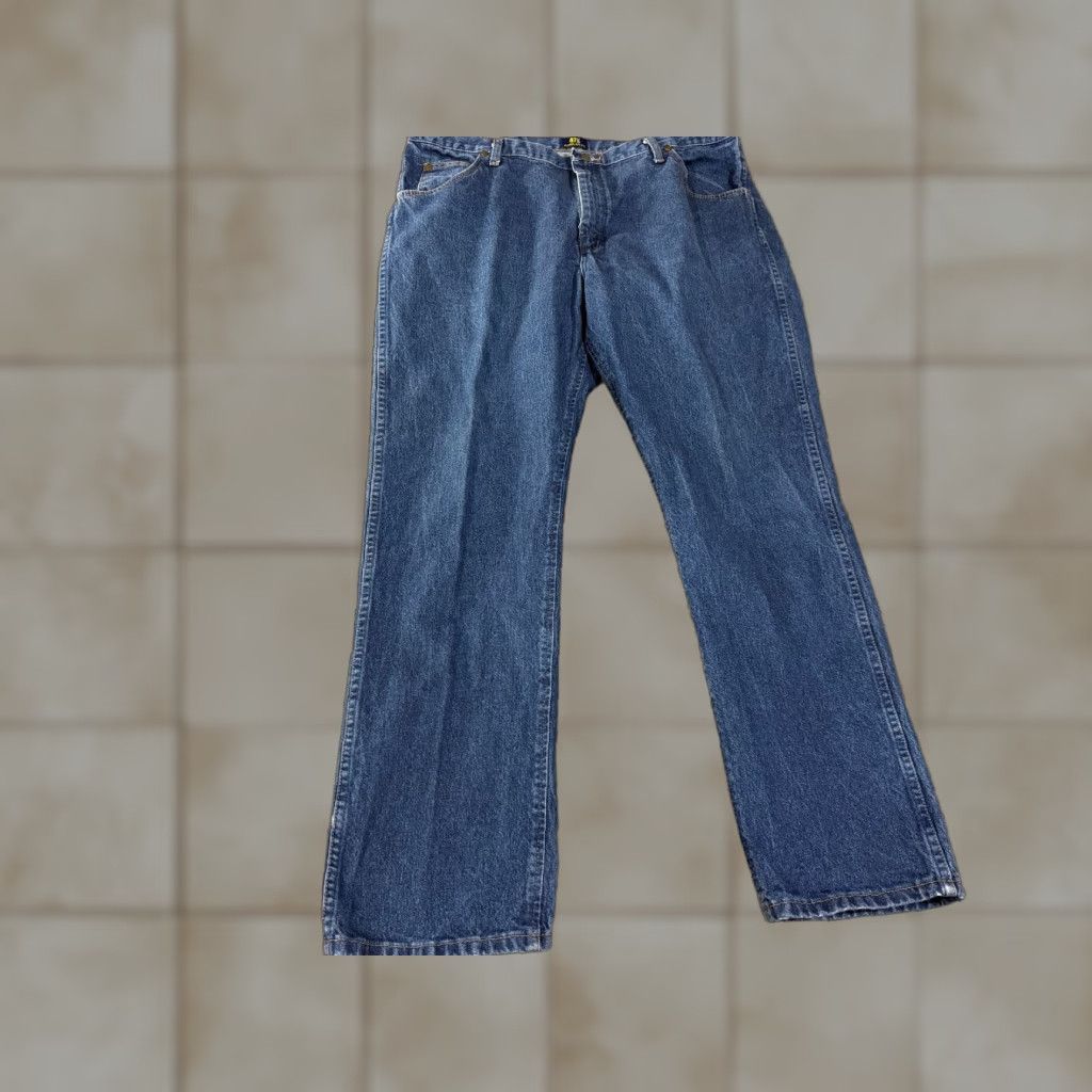 Wrangler Wrangler Jeans Mens 40x32 47MWZ Denim Western Cowboy Cut Regular Fit Blue Cotton Blend 5-Pocket Logo Vintage No Size US 40 / EU 56 - 1 Thumbnail