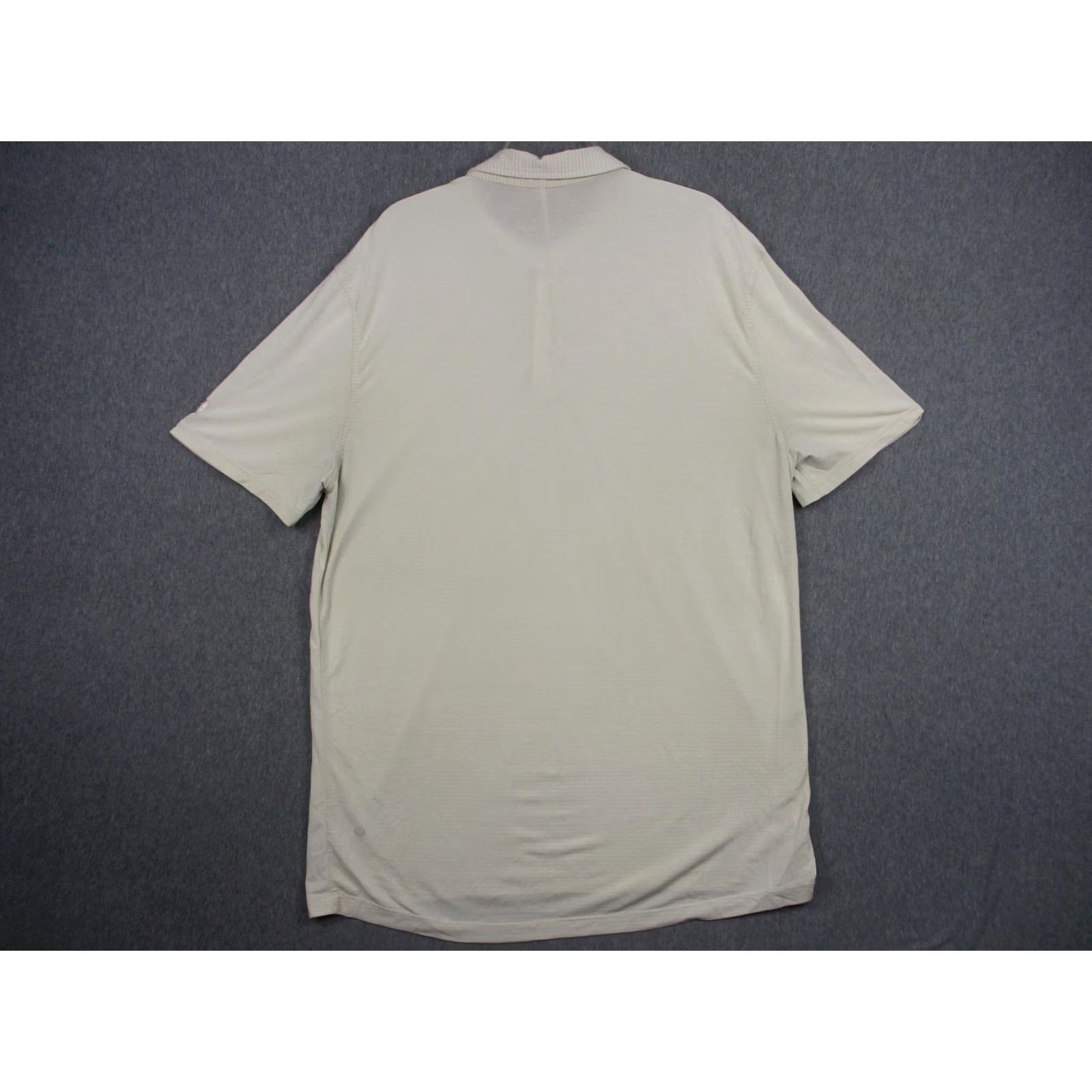 Lululemon Lululemon Polo Shirt Mens XL Beige Golf Crest Logo Performance Stretch Shirt Size US XL / EU 56 / 4 - 4 Thumbnail