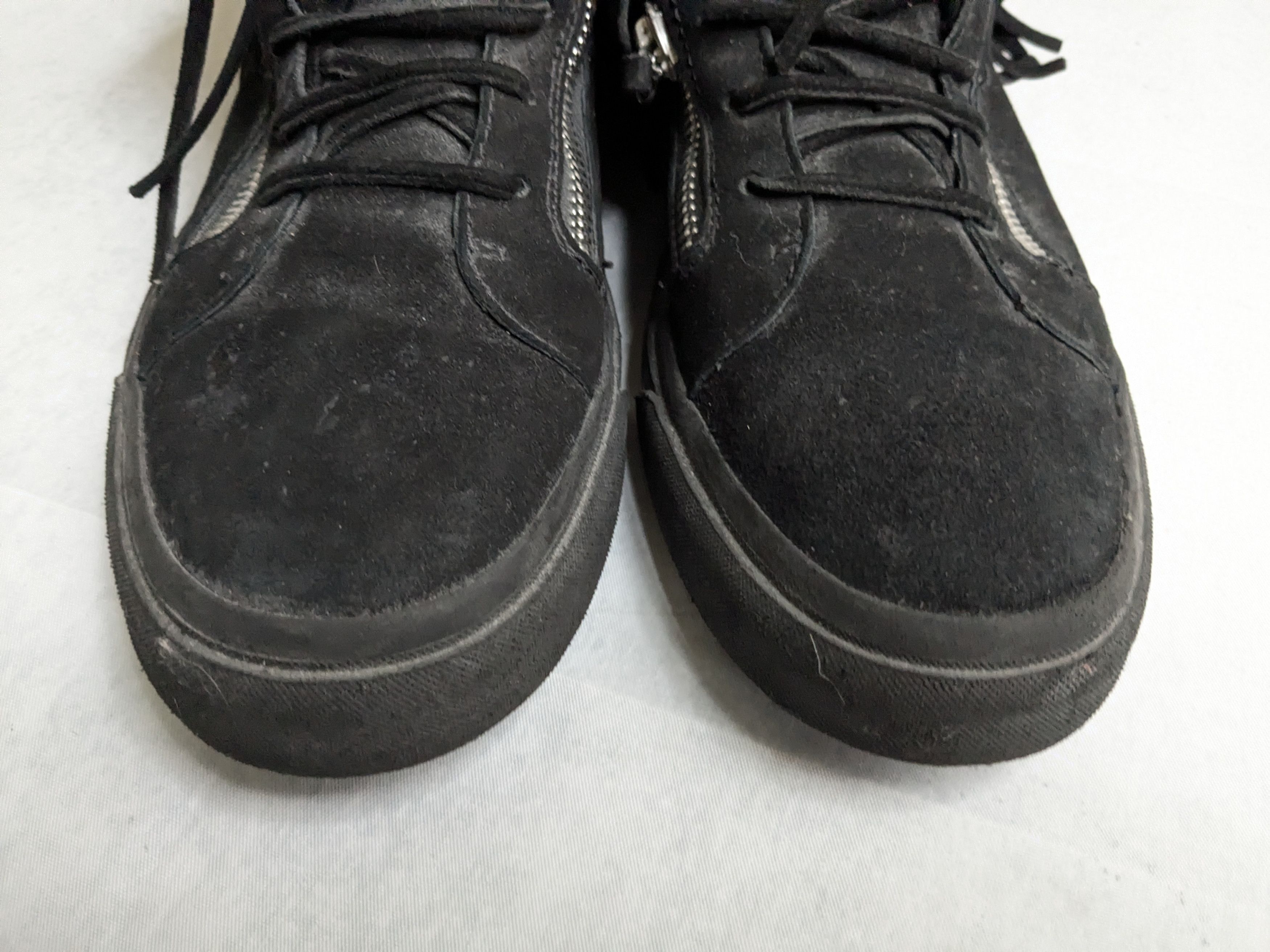 Giuseppe Zanotti Giuseppe Zanotti Sneakers Black Suede Fringe 11 44 High Tops Size US 11 / EU 44 - 4 Thumbnail