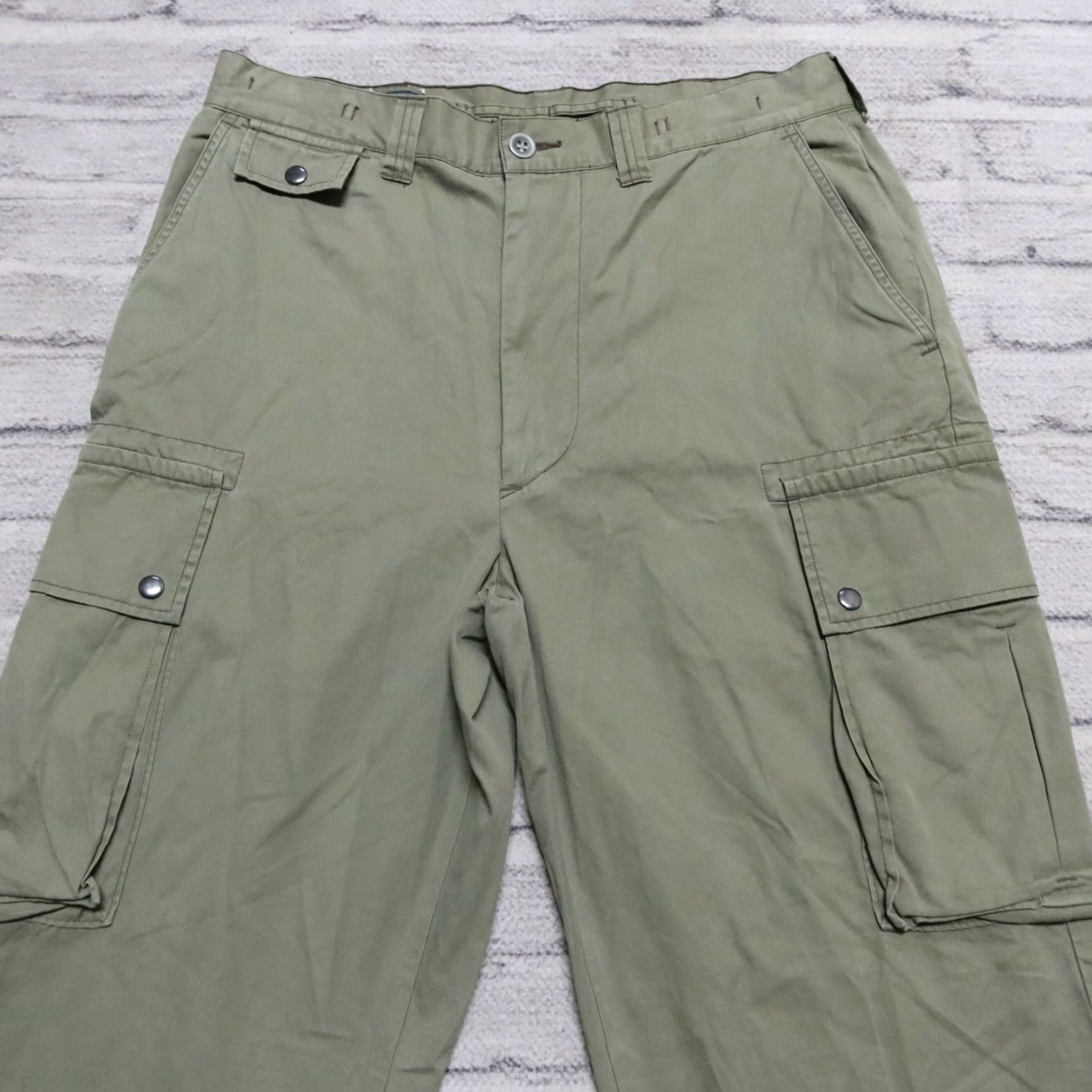 Polo Ralph Lauren VINTAGE Polo Ralph Lauren Cargo Pants Men 32-33 Green Pants Mens 32-33" Vintage Cargo Ralph Lauren Size US XS / EU 42 / 0 - 2 Thumbnail