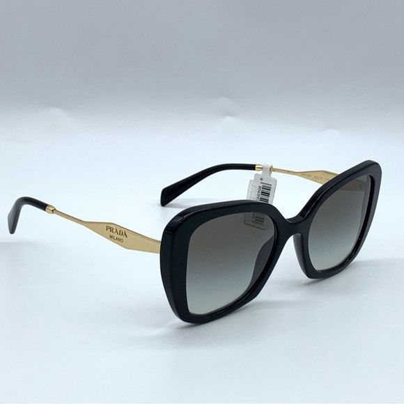 Prada Prada 53mm Oversized Frame Butterfly Sunglasses Size ONE SIZE - 7 Thumbnail