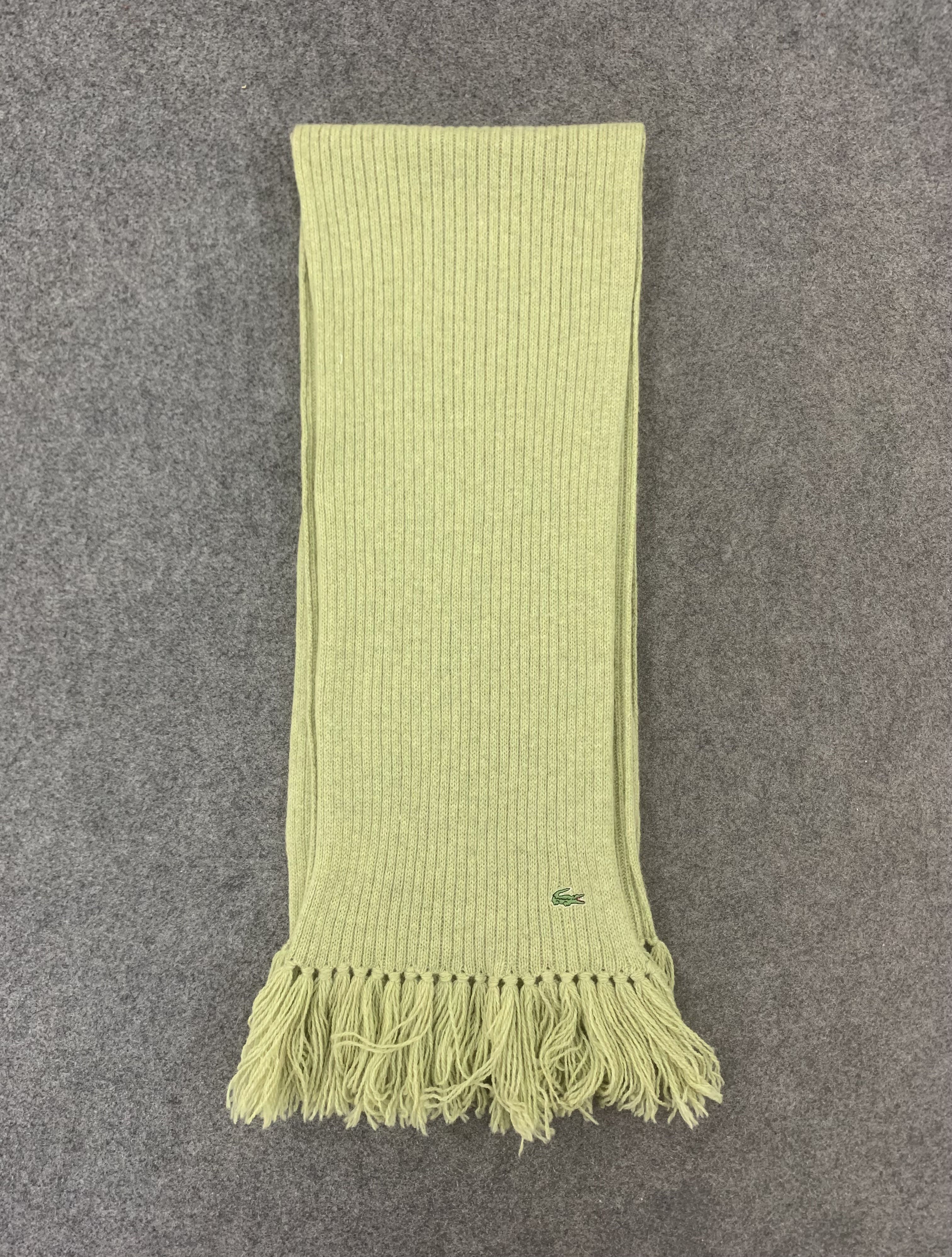 Lacoste Lacoste Scarf Wool Muffler Neck Wrap BL9134 Size ONE SIZE - 2 Thumbnail