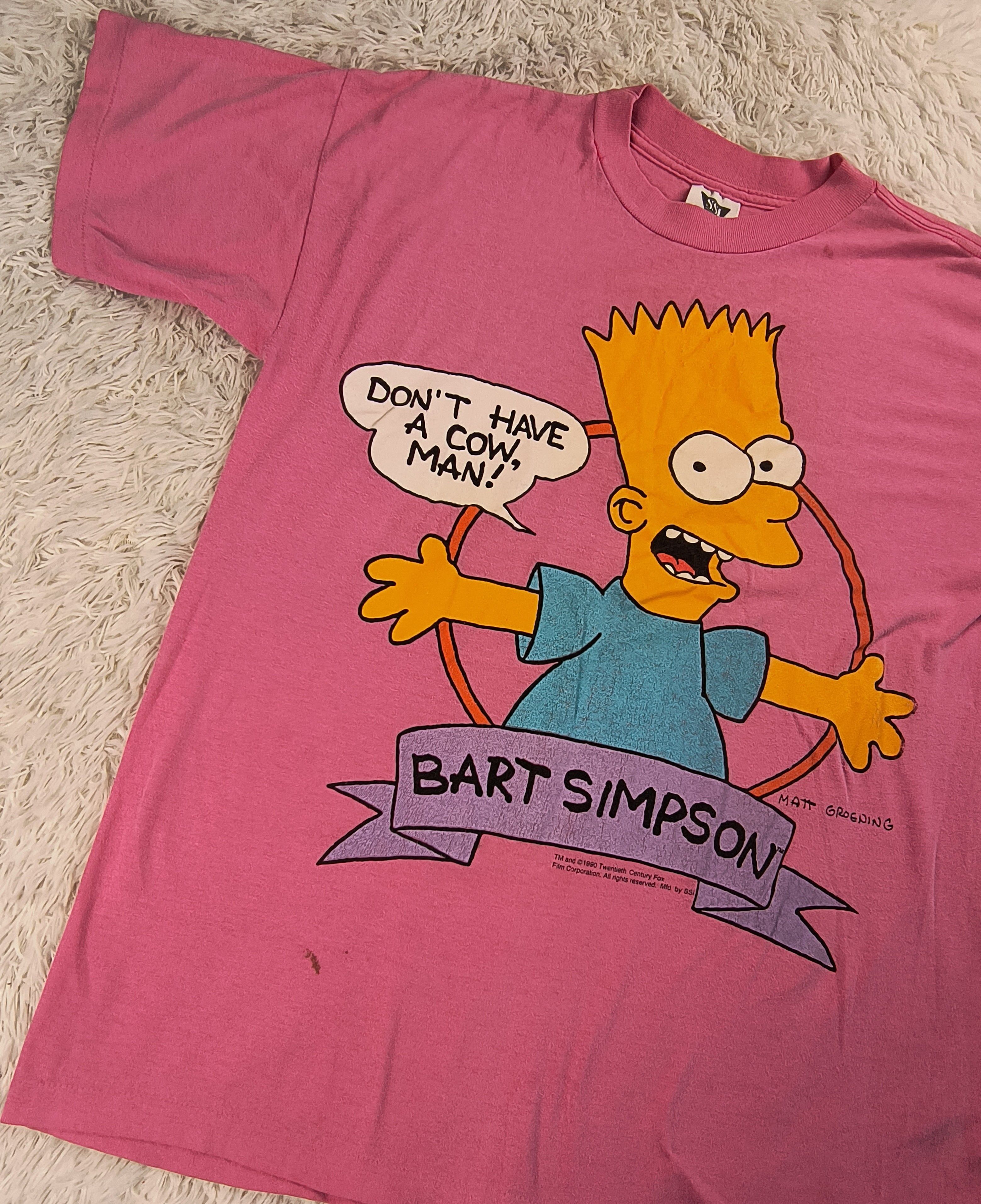 The Simpsons Vintage Bart Simpson 1990 tee Size US XL / EU 56 / 4 - 3 Thumbnail