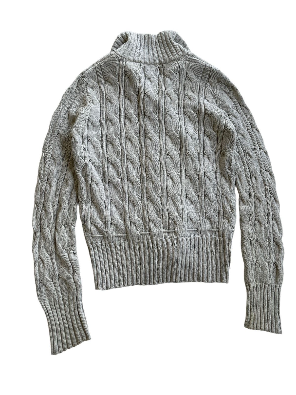 Polo Ralph Lauren Polo RL Cable Knitted Cardigan Jacket Size L / US 10 / IT 46 - 7 Thumbnail