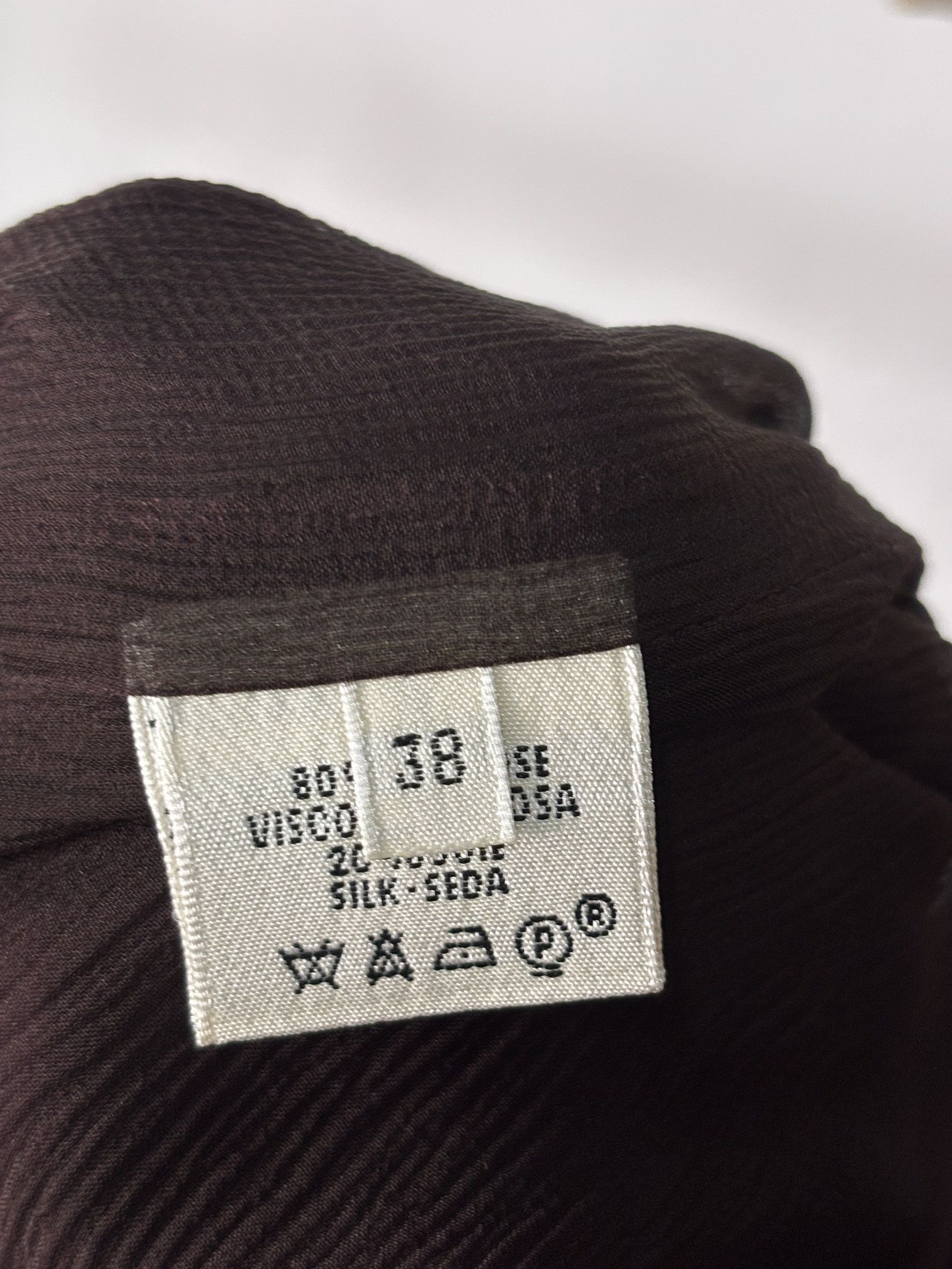 Hermes Hermès Paris Burgundy Silk Velvet Halter Dress Size XS / US 0-2 / IT 36-38 - 6 Thumbnail