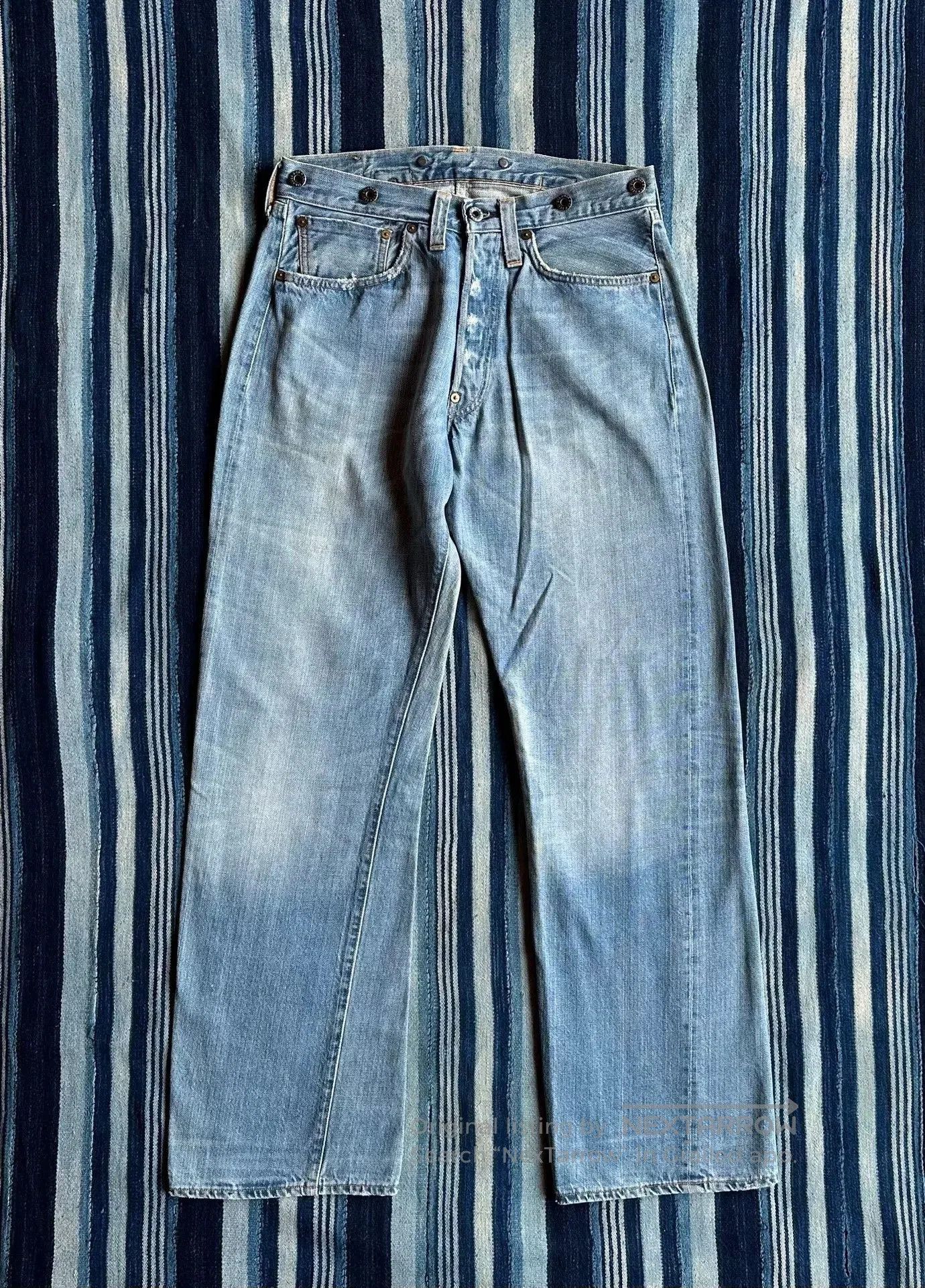 Levi's vintage levi's 555 raw denim washed pants. Size US 32 / EU 48 - 1 Thumbnail