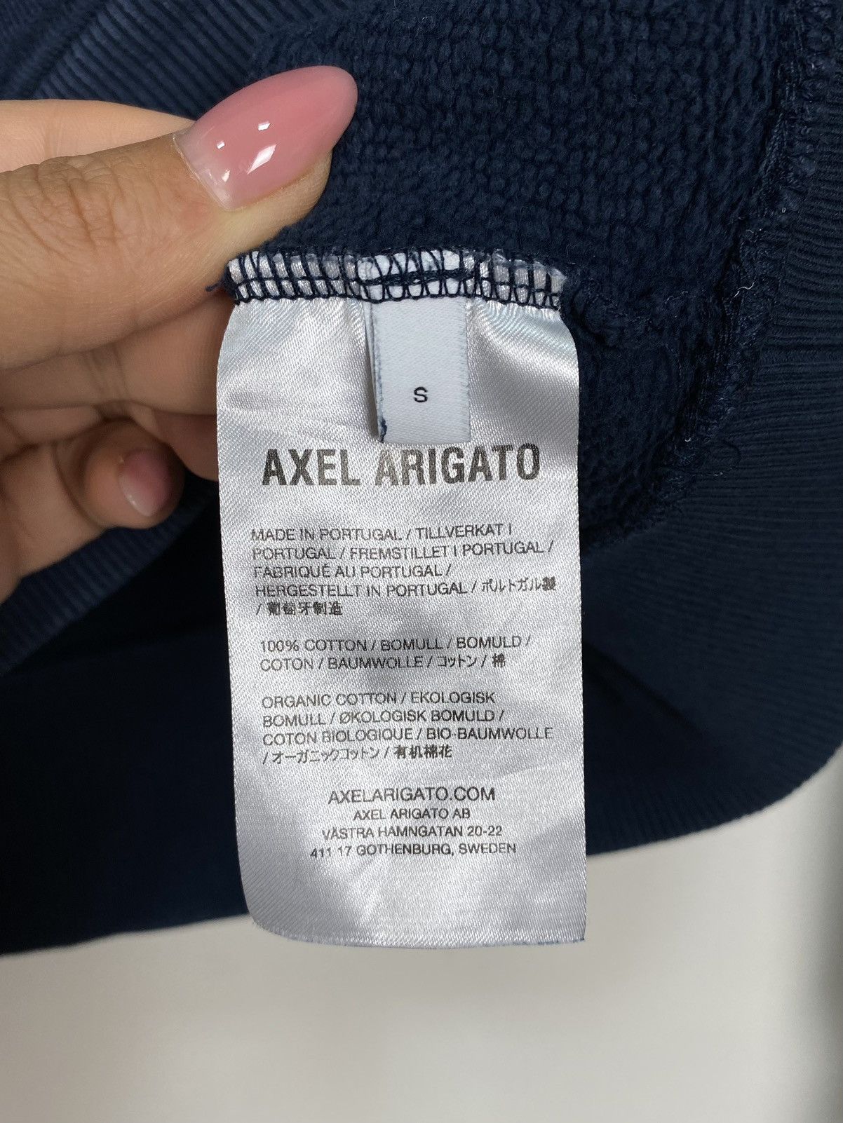 Axel Arigato Axel Arigato 2014-2021 Womens Hoodie Long Sleeve Blue Size S Size S / US 4 / IT 40 - 7 Thumbnail