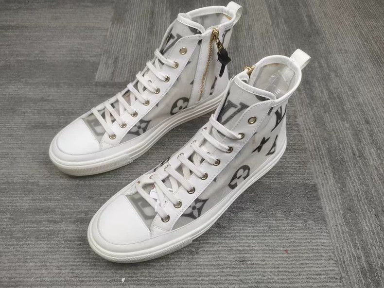 Louis Vuitton louis vuitton mesh high-top sneakers size 41-dmc Size US 10.5 / EU 43-44 - 1 Thumbnail
